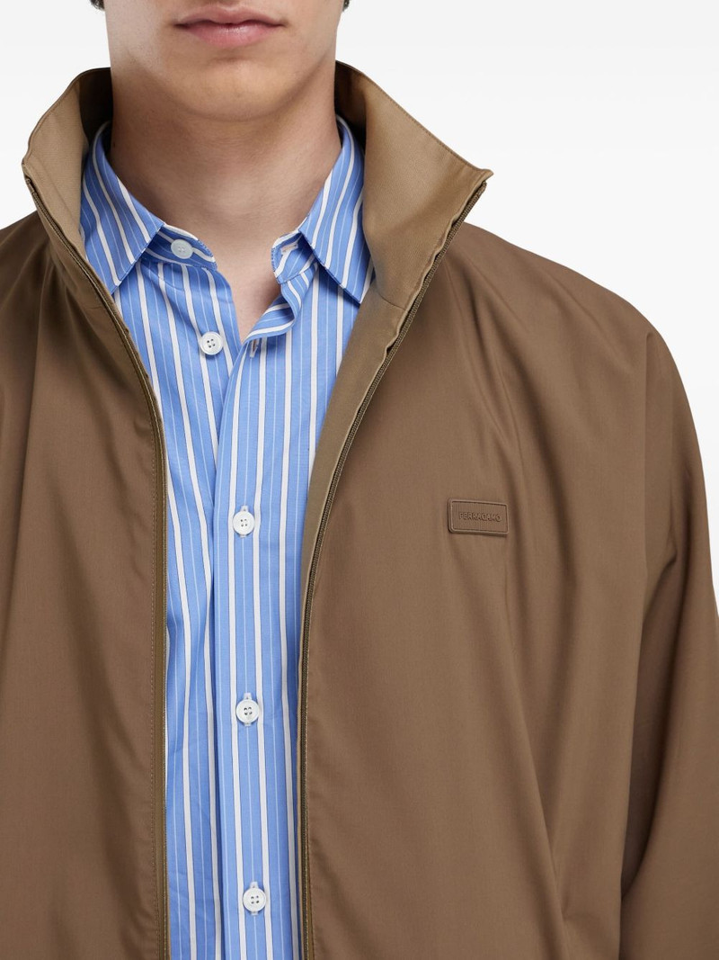 high-collar reversible jacket 5