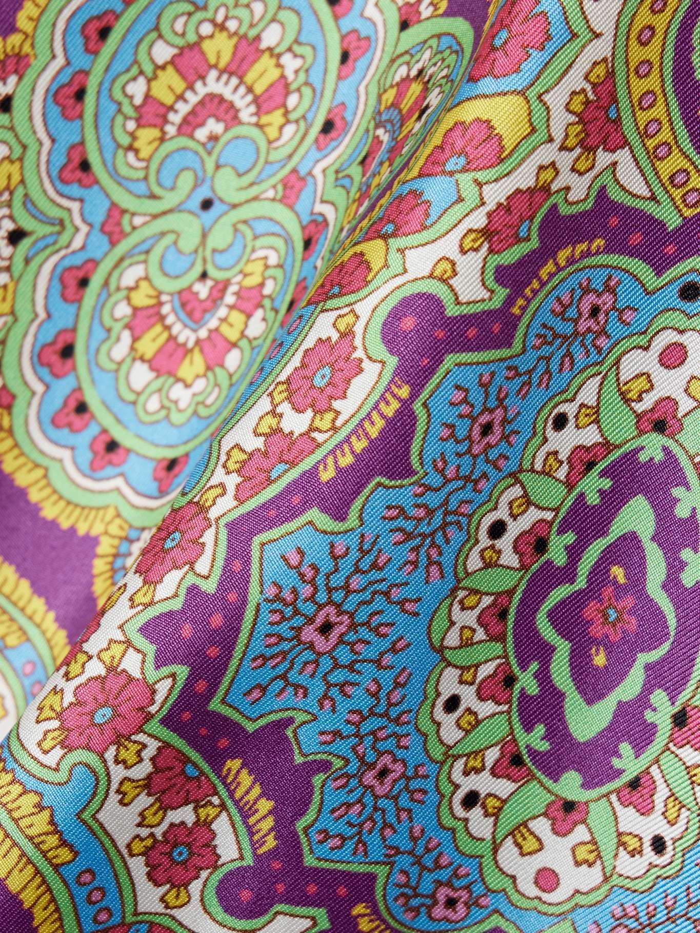 Printed silk-twill shirt - 5