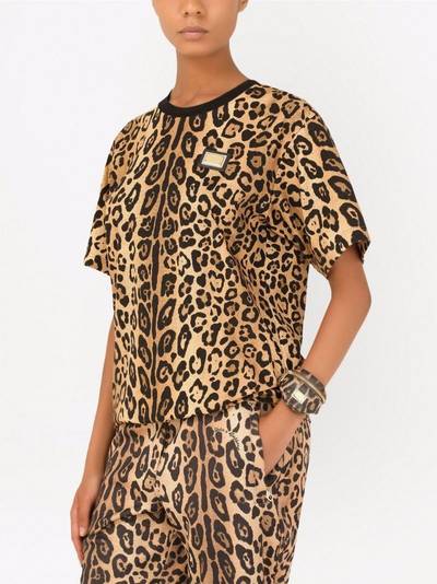 Dolce & Gabbana leopard print wrist bag outlook