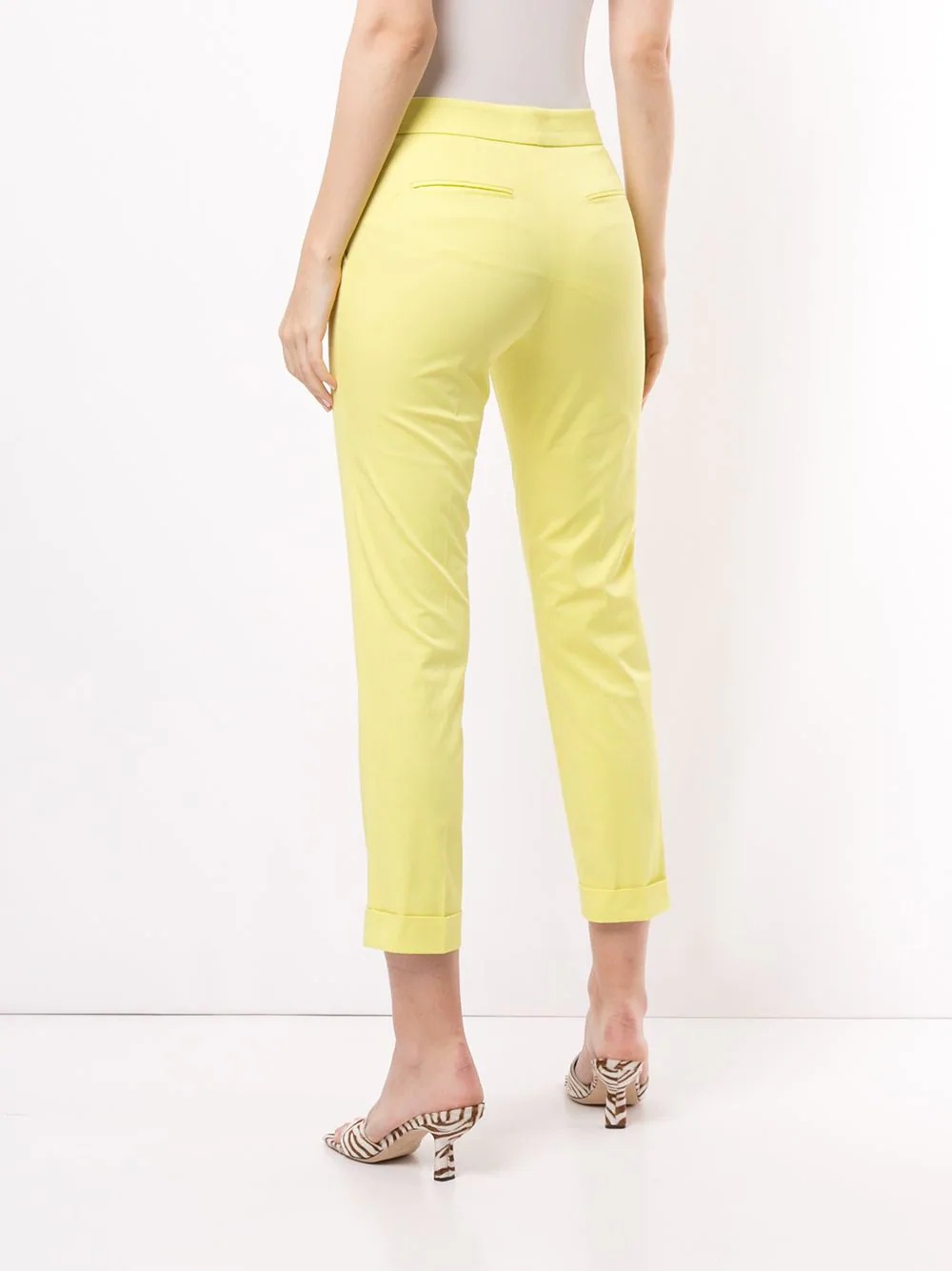 tailored-cut cropped trousers - 4