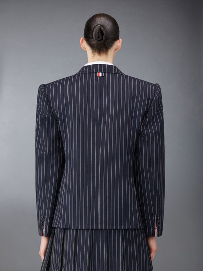 Thom Browne PINSTRIPE OVERSIZED DOUBLE BREASTED SPORT COAT outlook