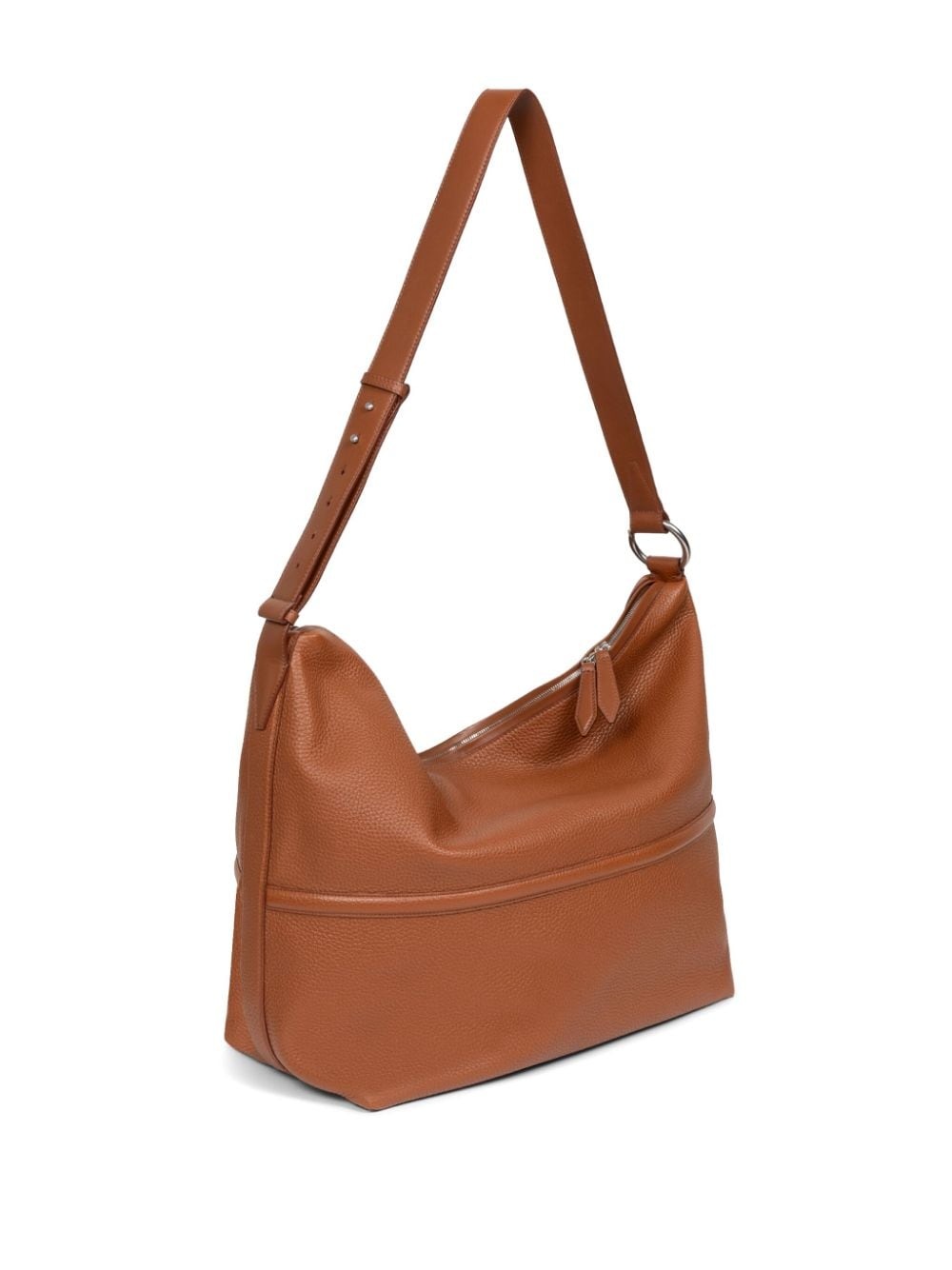 slouchy leather tote bag - 4