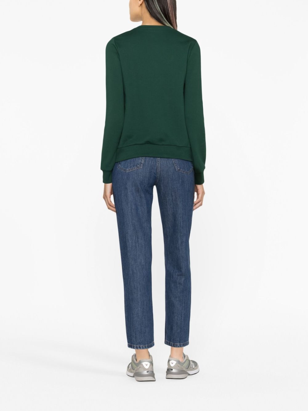 Madame logo-print cotton sweatshirt - 3