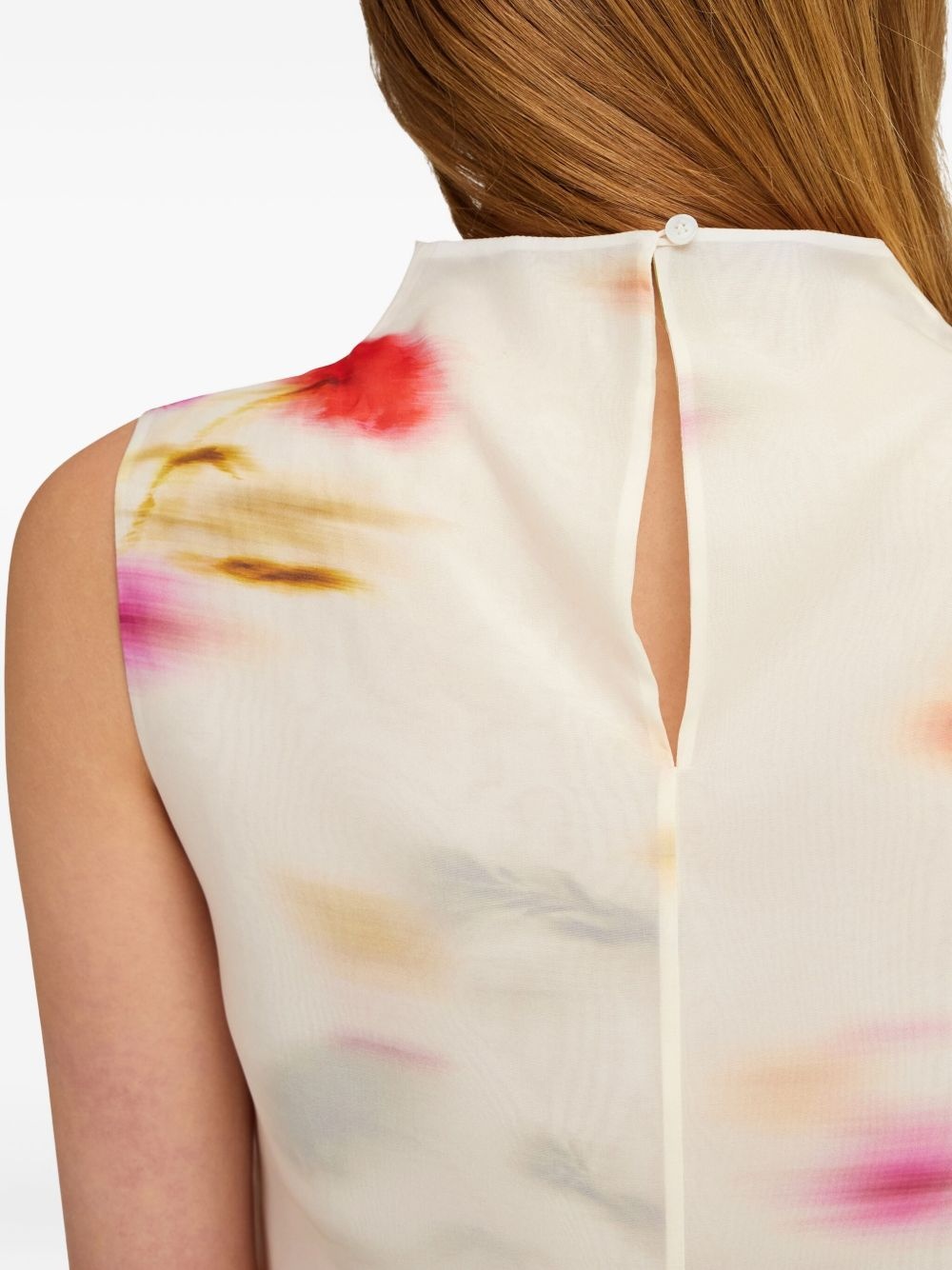 Blossom-print mini dress - 5