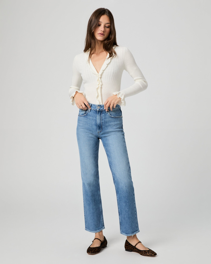 PAIGE Stevie Ankle Straight Jean outlook