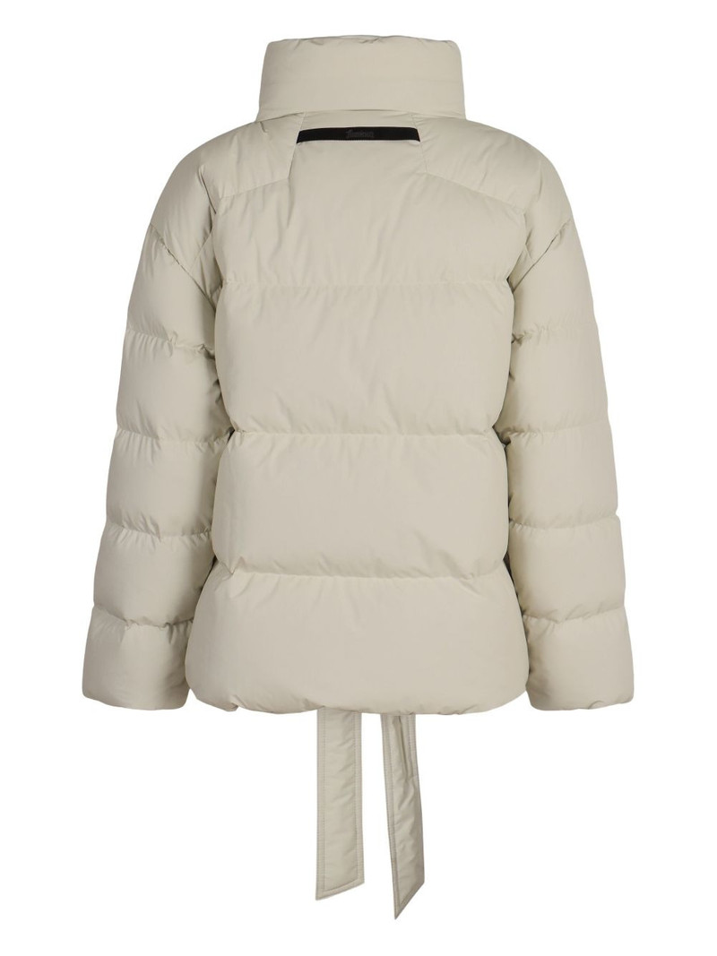 Herno belted puffer jacket outlook