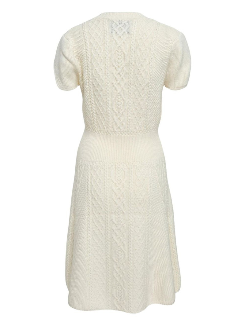 3.1 Phillip Lim cable-knit short-sleeve midi dress outlook
