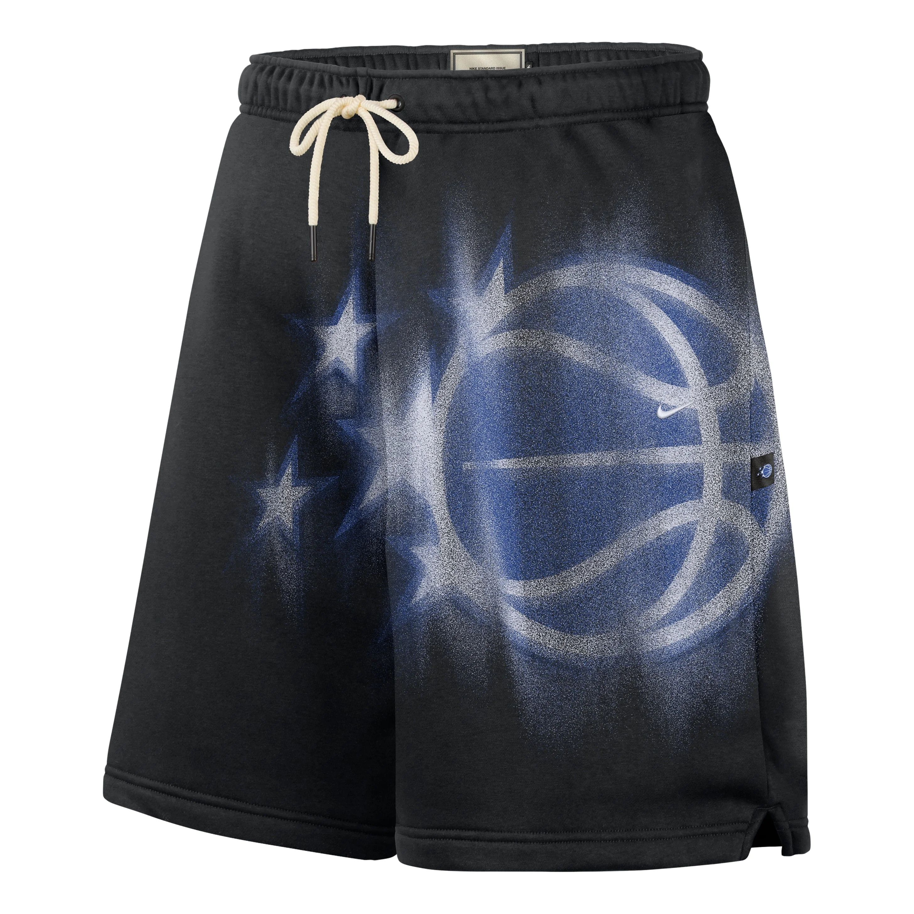 Nike Orlando Magic Standard Issue Fleece Shorts 'Black White' IQ1528-010 - 1