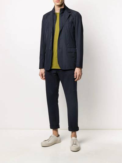 Herno layered single-breasted blazer outlook