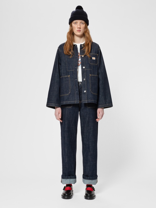Ada Workwear Jacket One Wash Dark Blue - 2