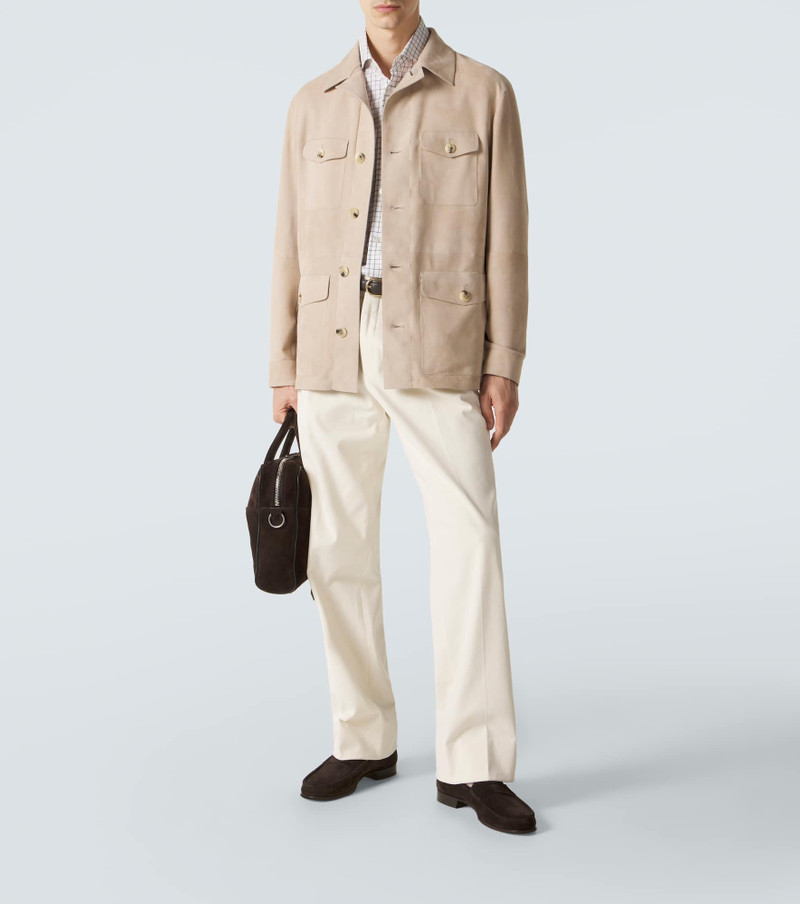 Canali Suede field jacket outlook