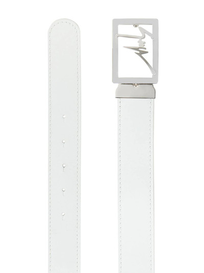 Giuseppe Zanotti logo plaque belt  outlook