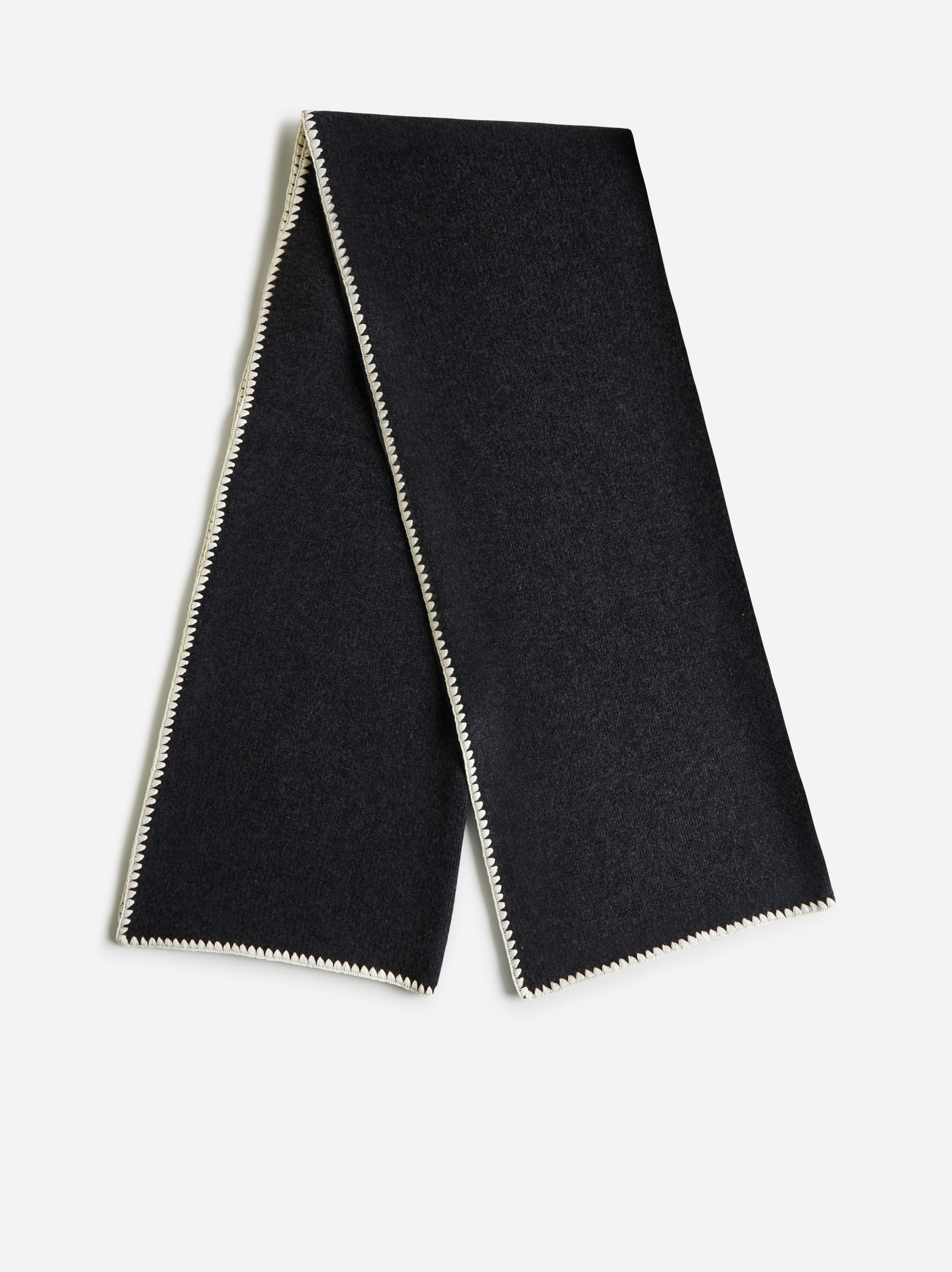 Wool and cashmere scarf - 3
