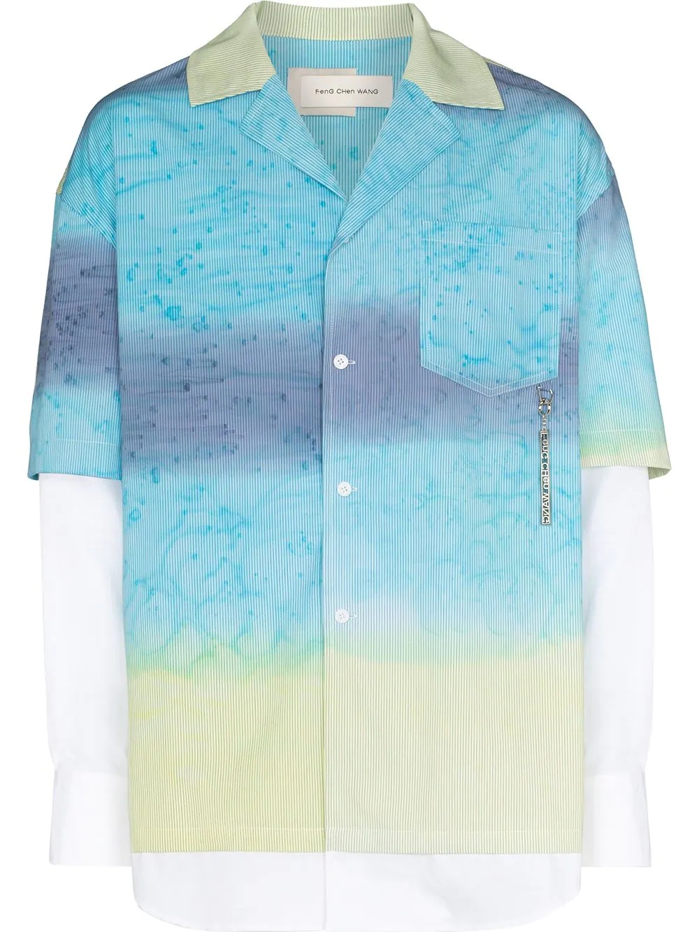 Ski print layered shirt - 1