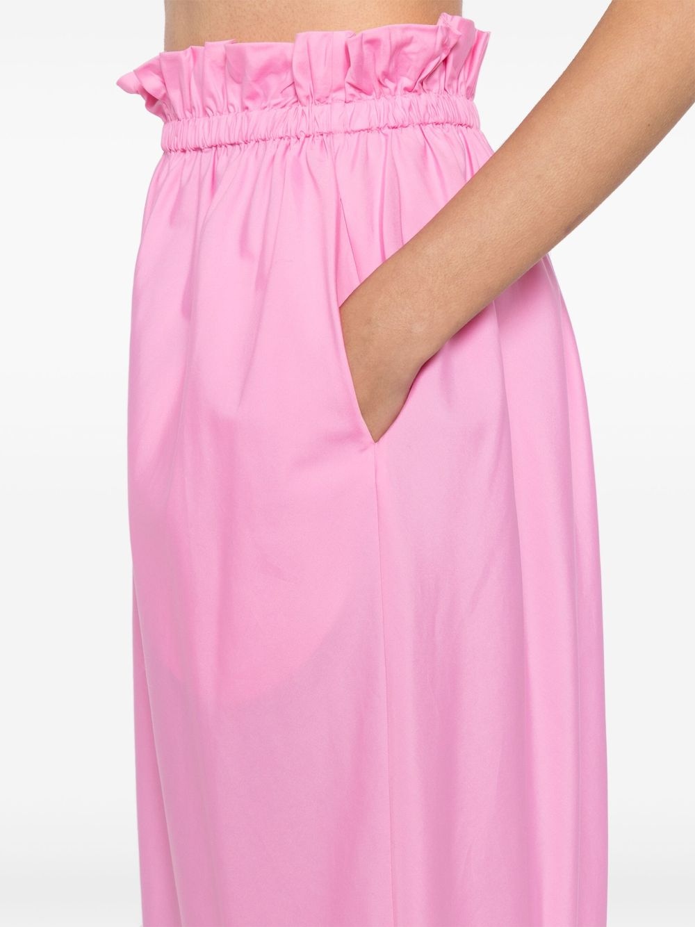 elasticated gathered ruffle tulip skirt - 5