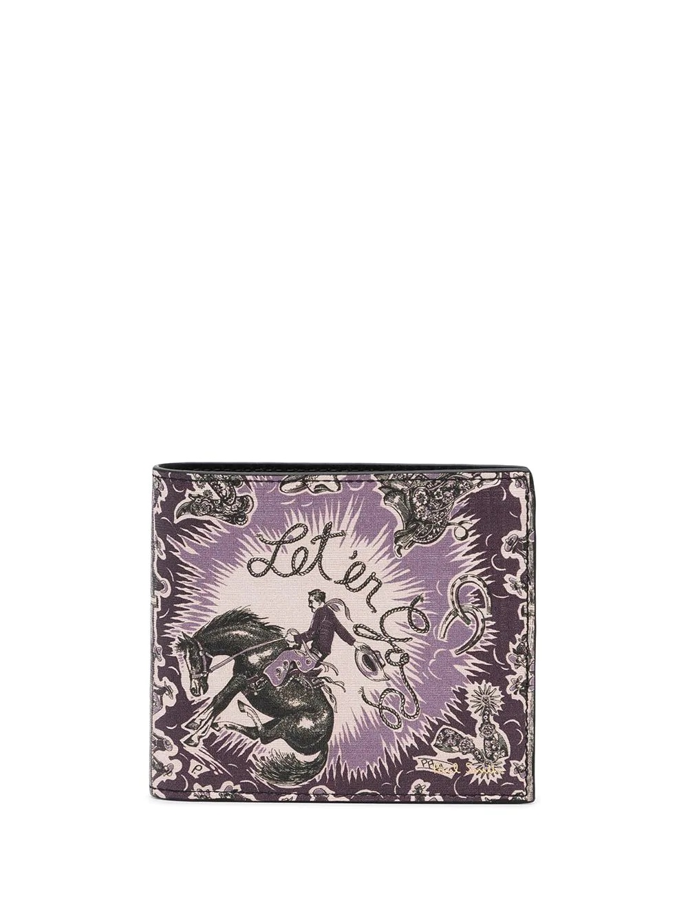 cowboy-print wallet - 1