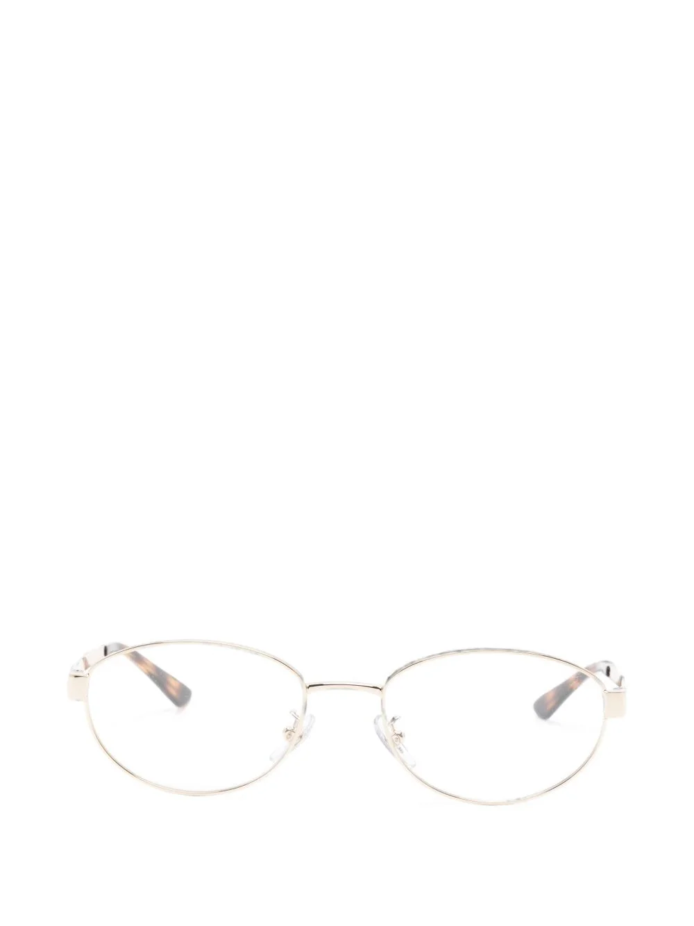 oval-frame glasses - 1