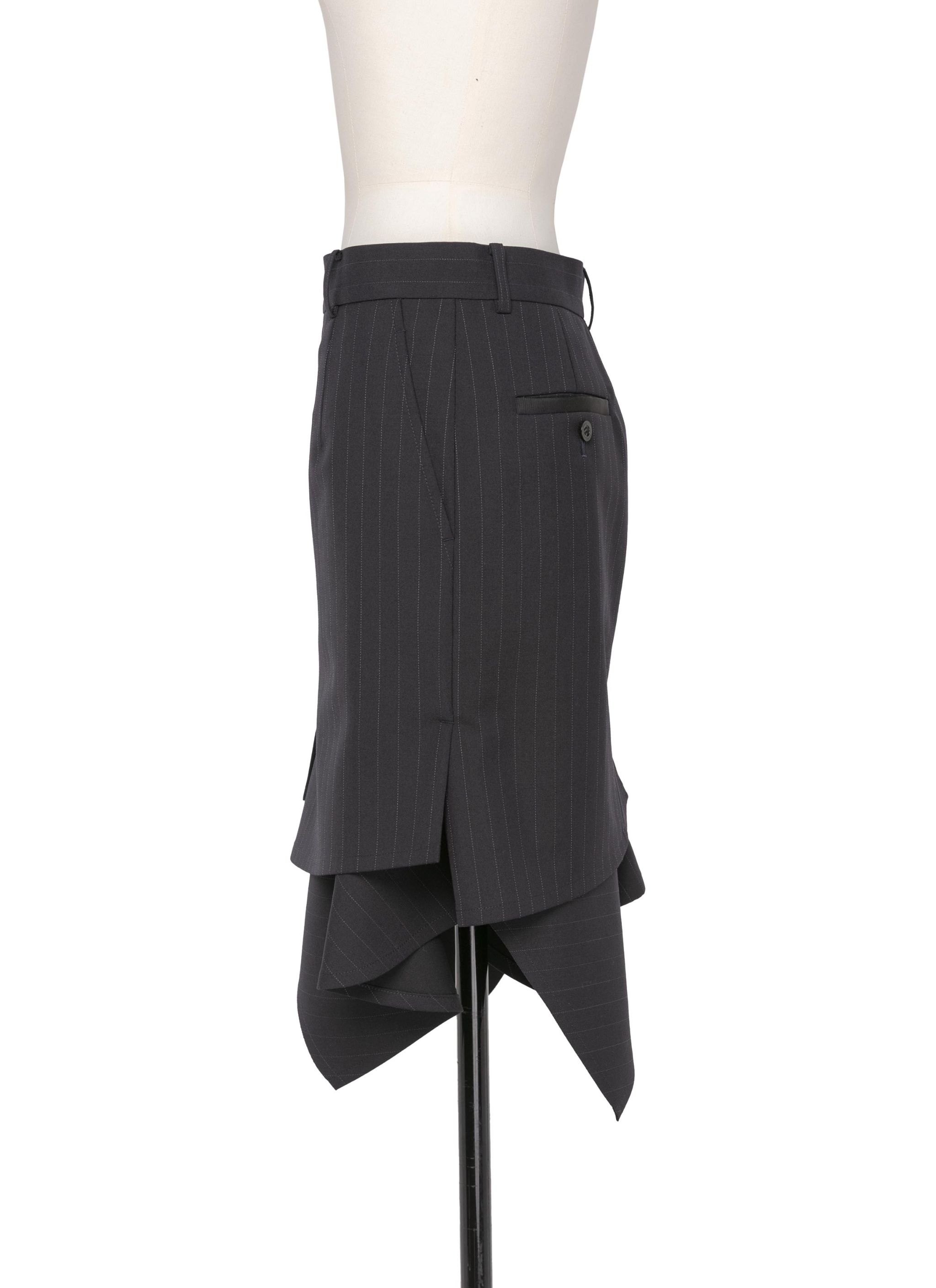 Chalk Stripe Skirt - 3