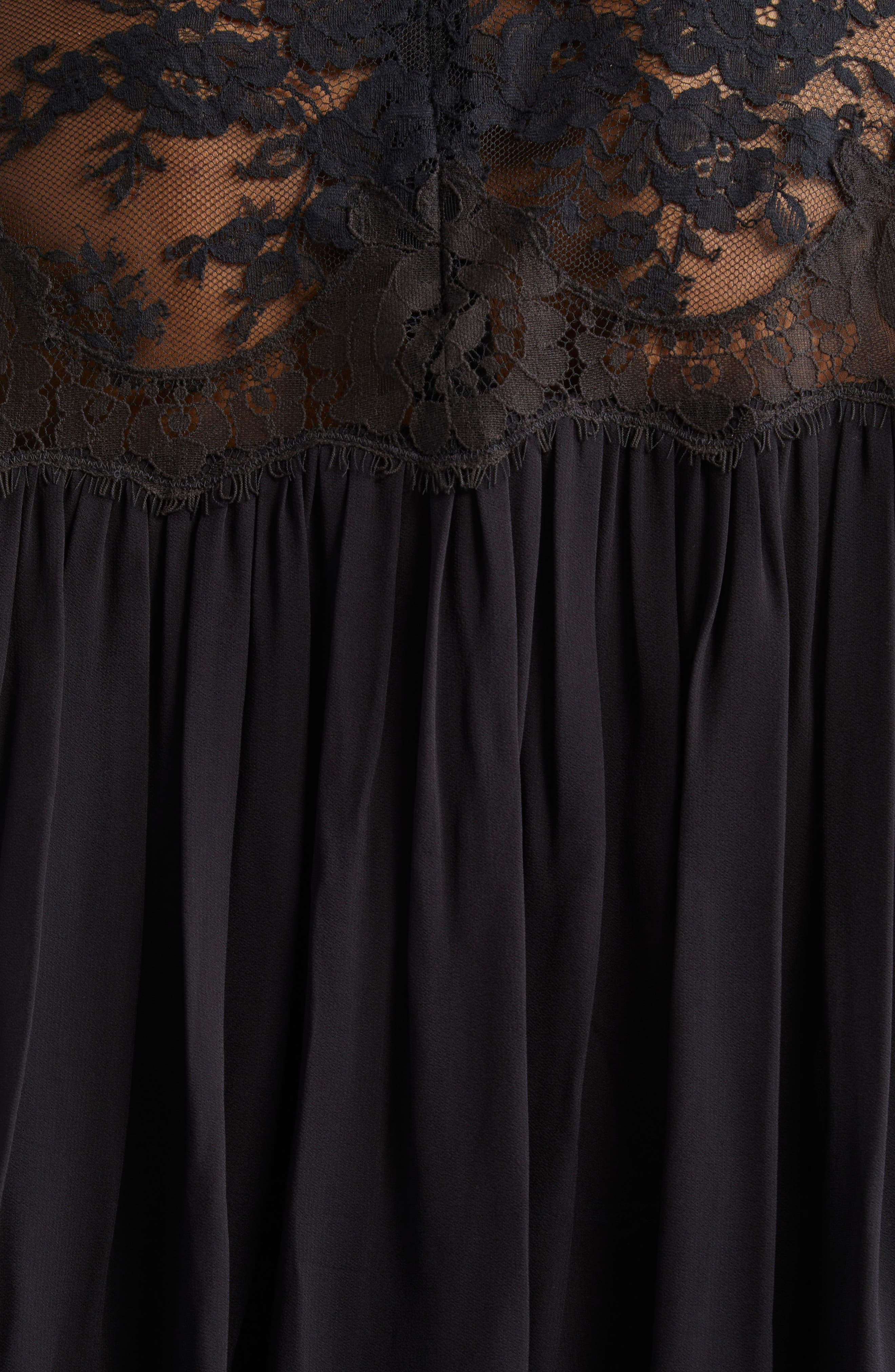 Zimmermann Hypnotic Lace Yoke Top in Black at Nordstrom - 7