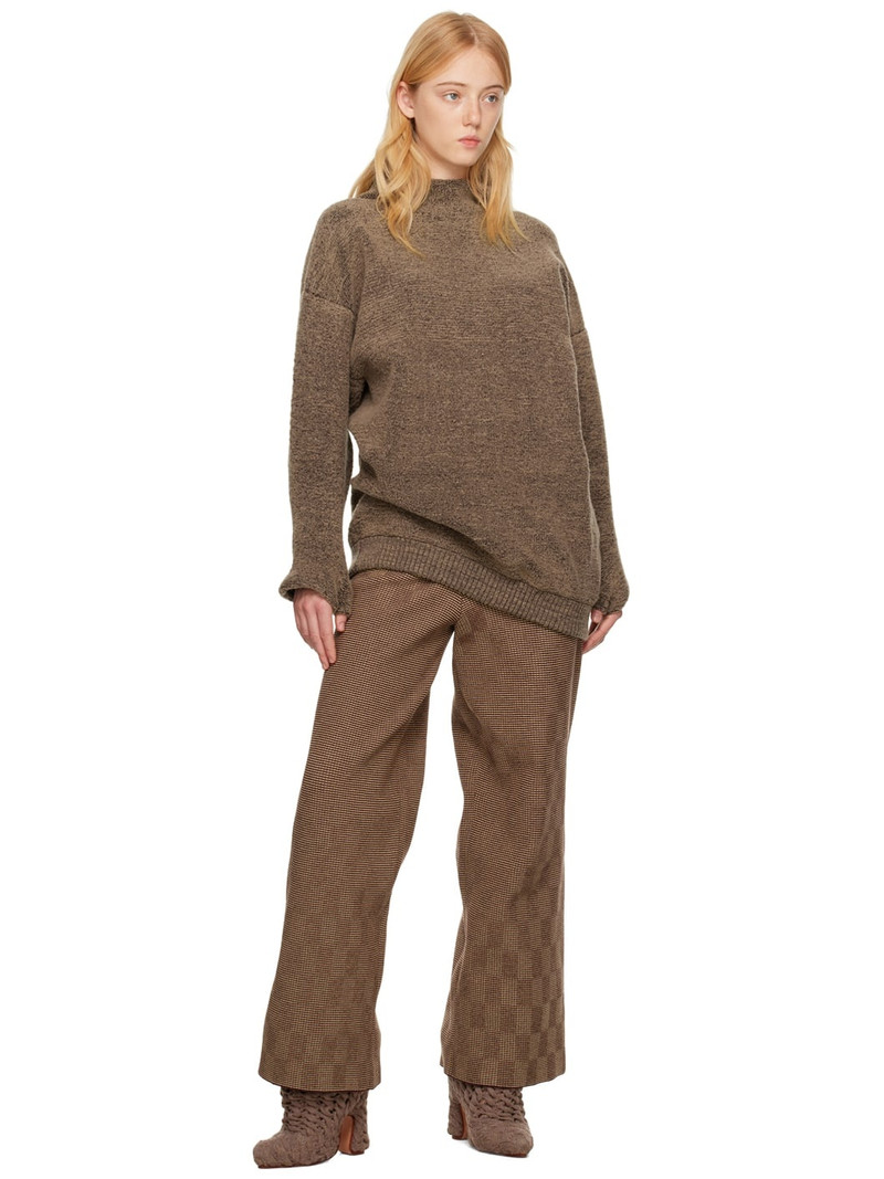 ISA BOULDER Brown Towel Hoodie outlook