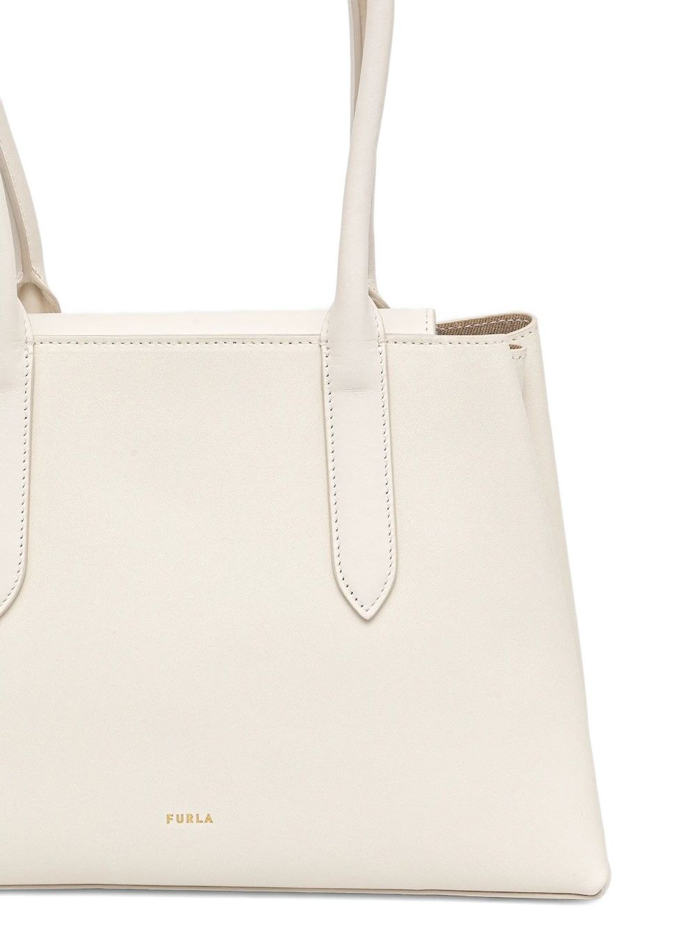 leather tote bag - 3