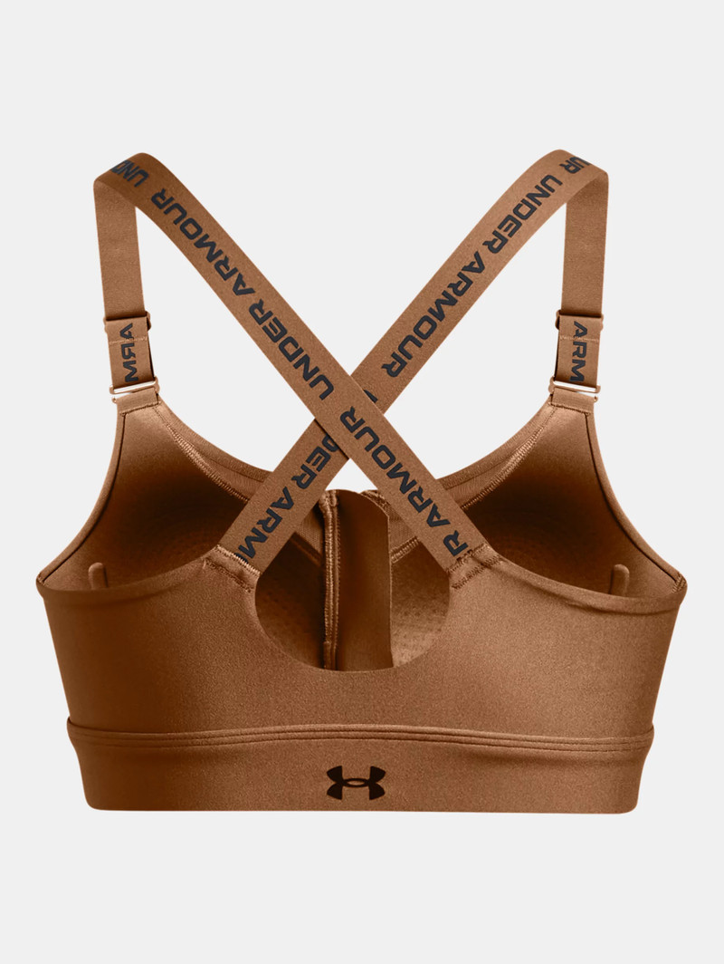 Women's UA Infinity 2.0 High Zip Sports Bra 3