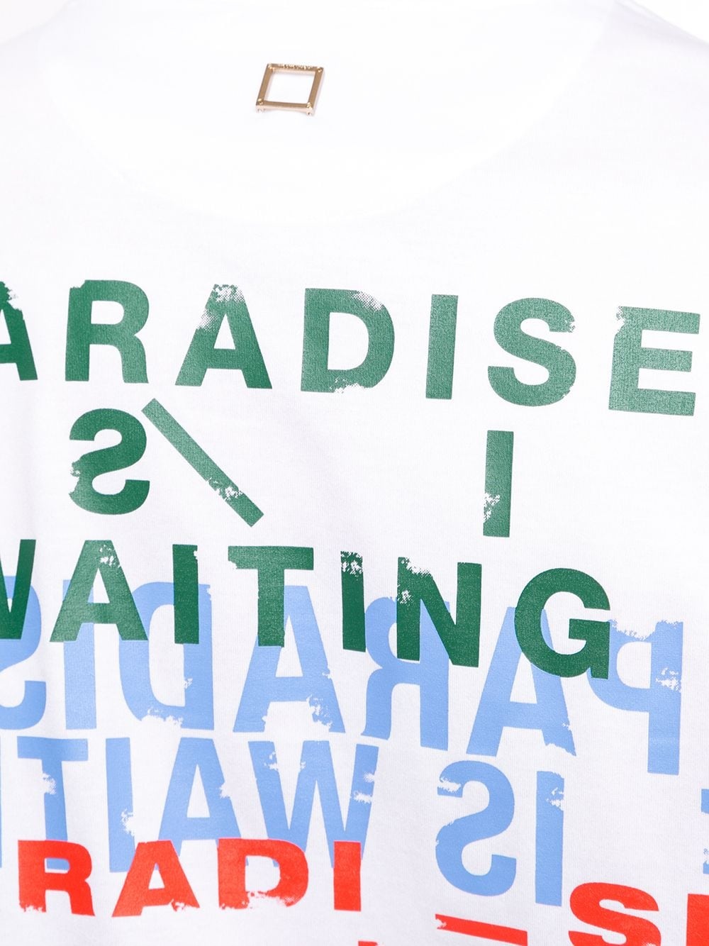 Paradise graphic-print T-shirt  - 5