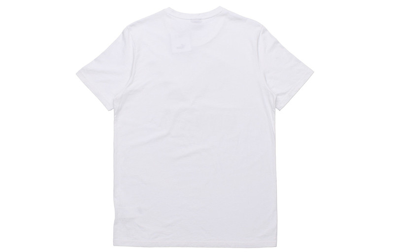 PUMA PUMA Logo Printed Short Sleeve TEE White 579405-82 outlook