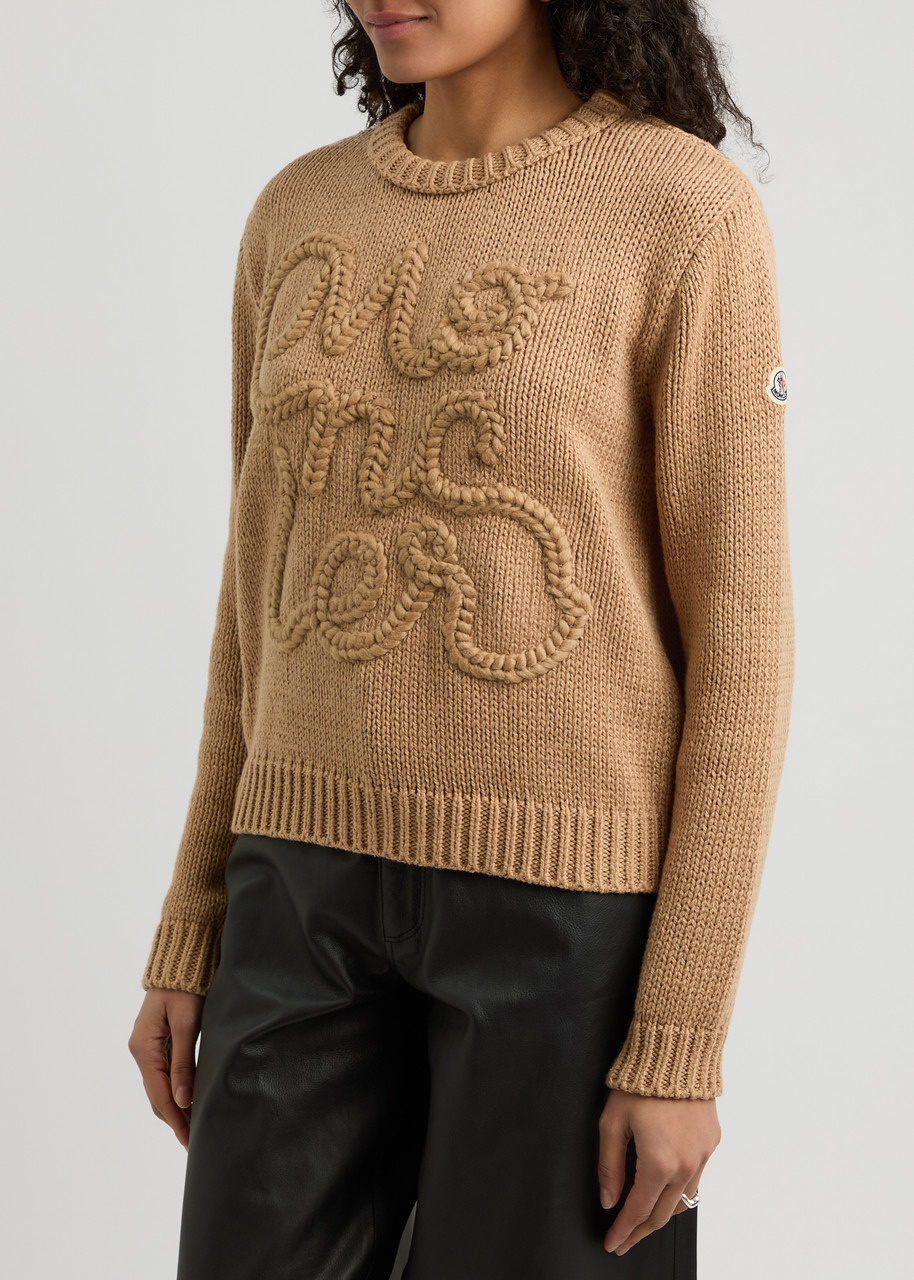 Moncler Logo-embroidered Cotton Jumper - 2