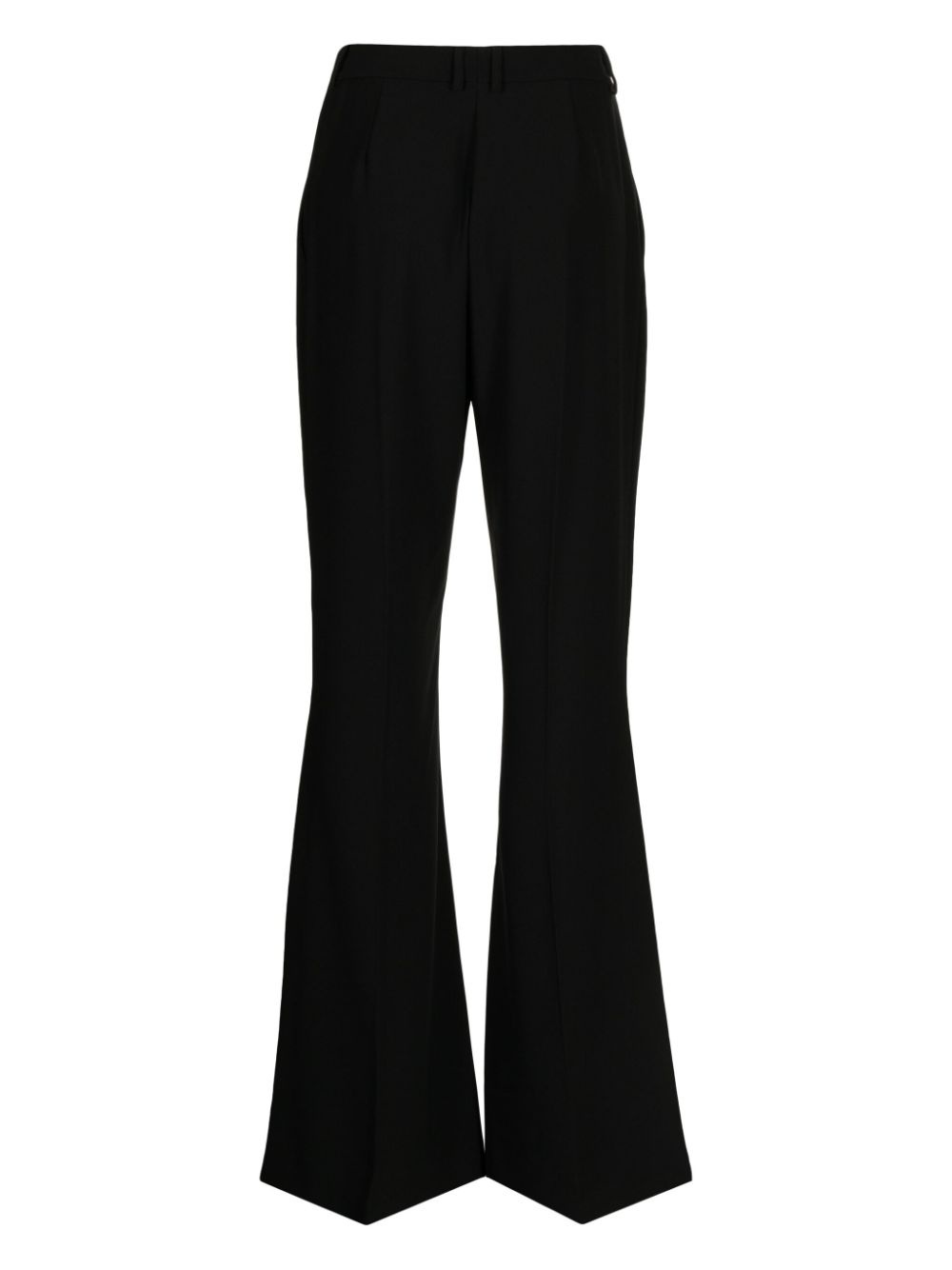 high-waisted flared trousers - 2