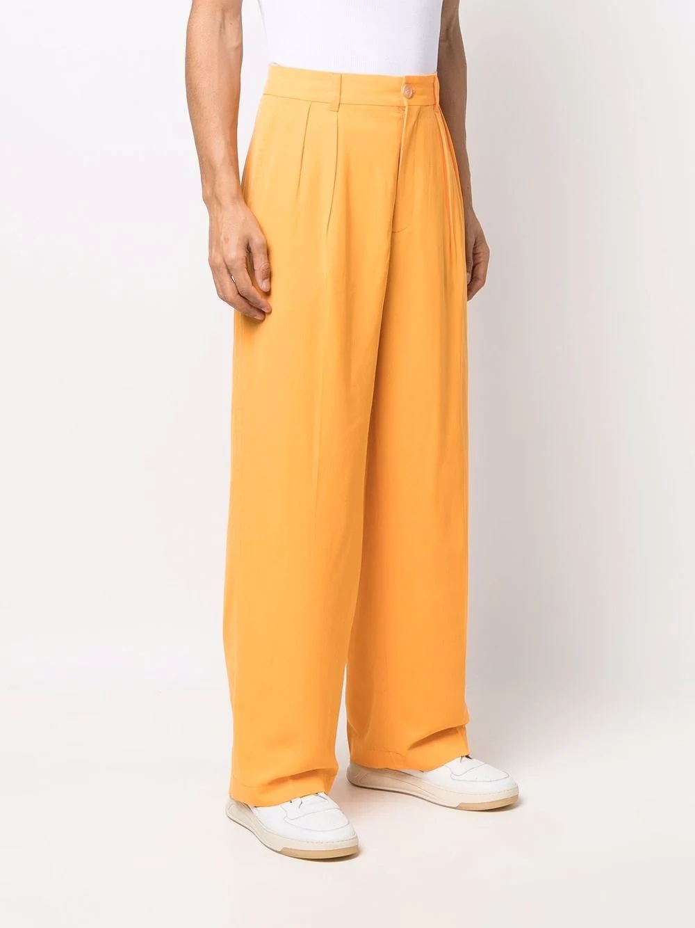 wide-leg tailored trousers - 3