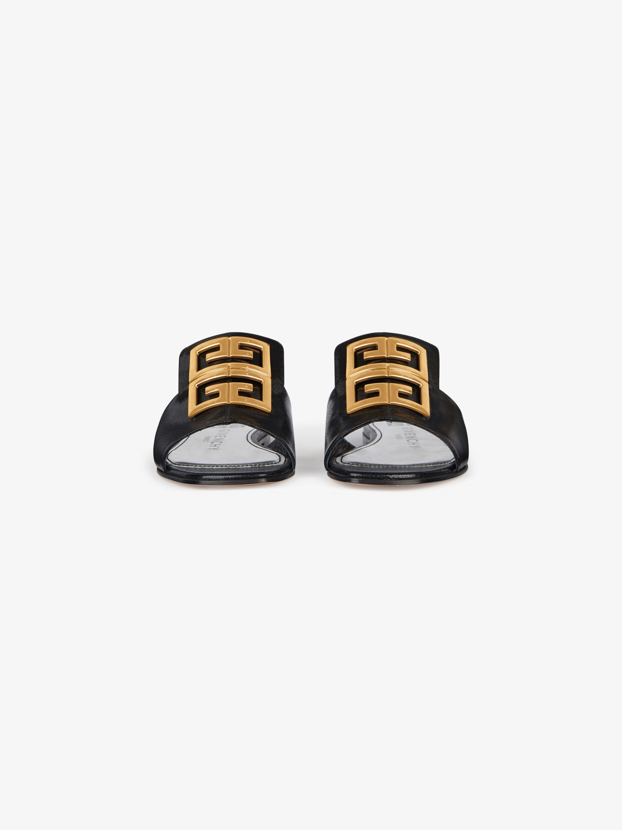 4G sandals in grained leather - 3