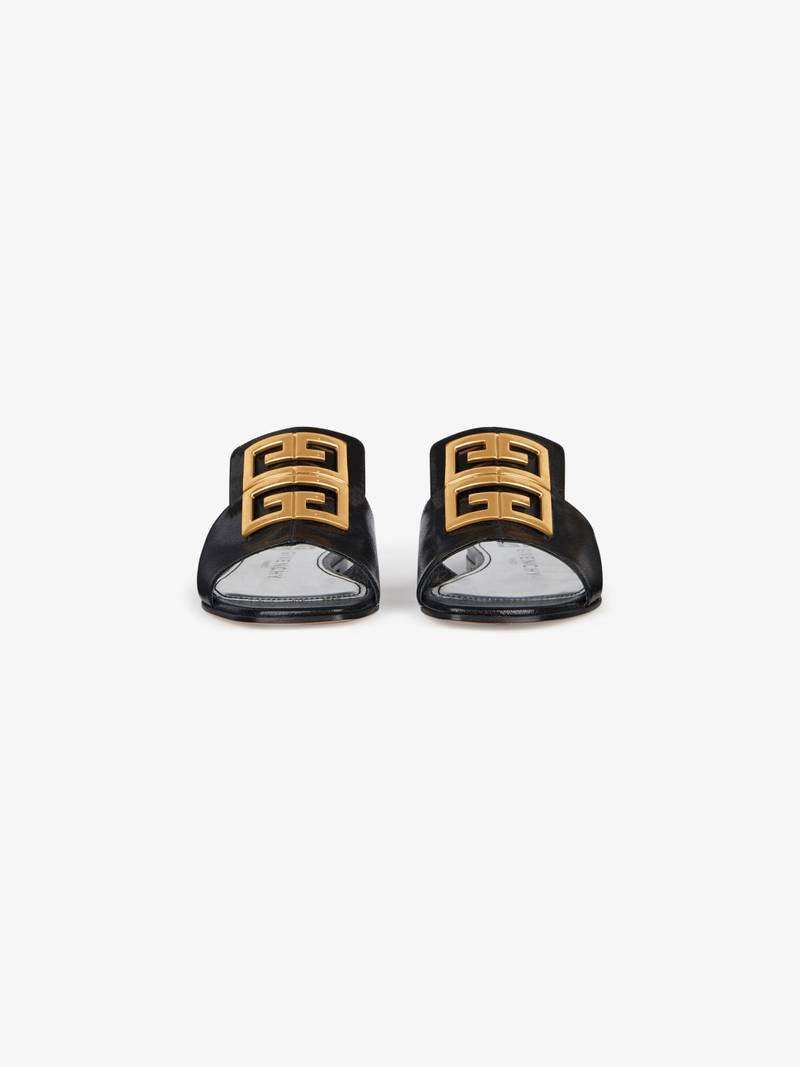 4G sandals in grained leather 3