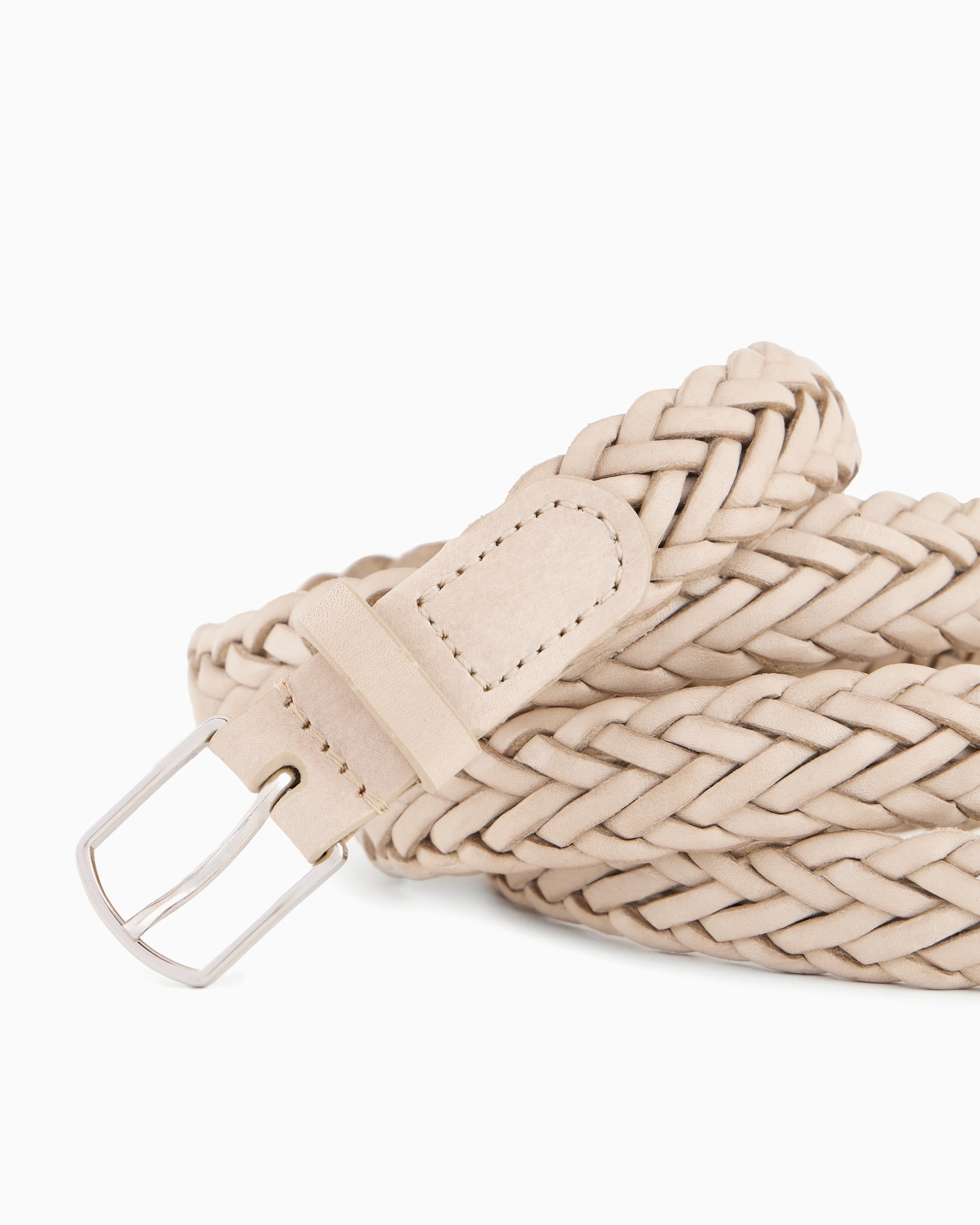 Woven leather belt - 2