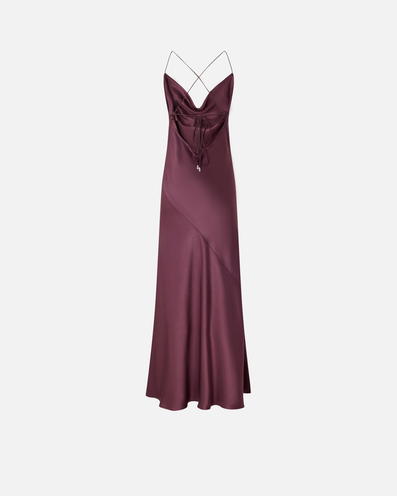 PINKO LONG SLIP DRESS IN SATIN outlook