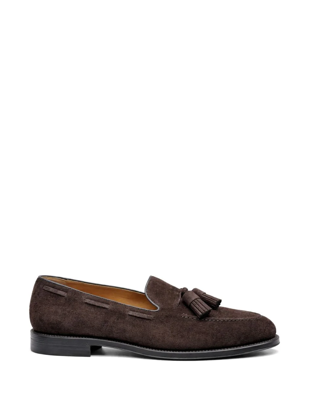TASSEL-DETAIL SUEDE LOAFERS - 1