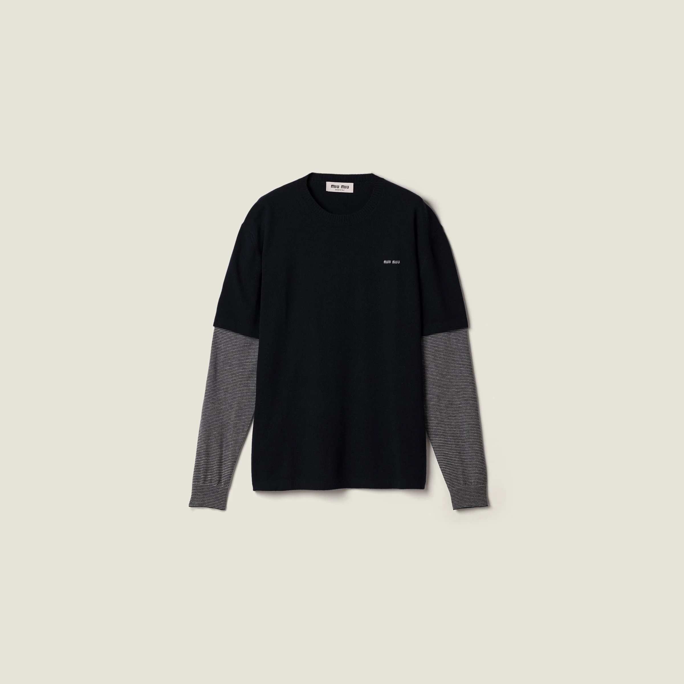 Wool and cashmere sweater - 1