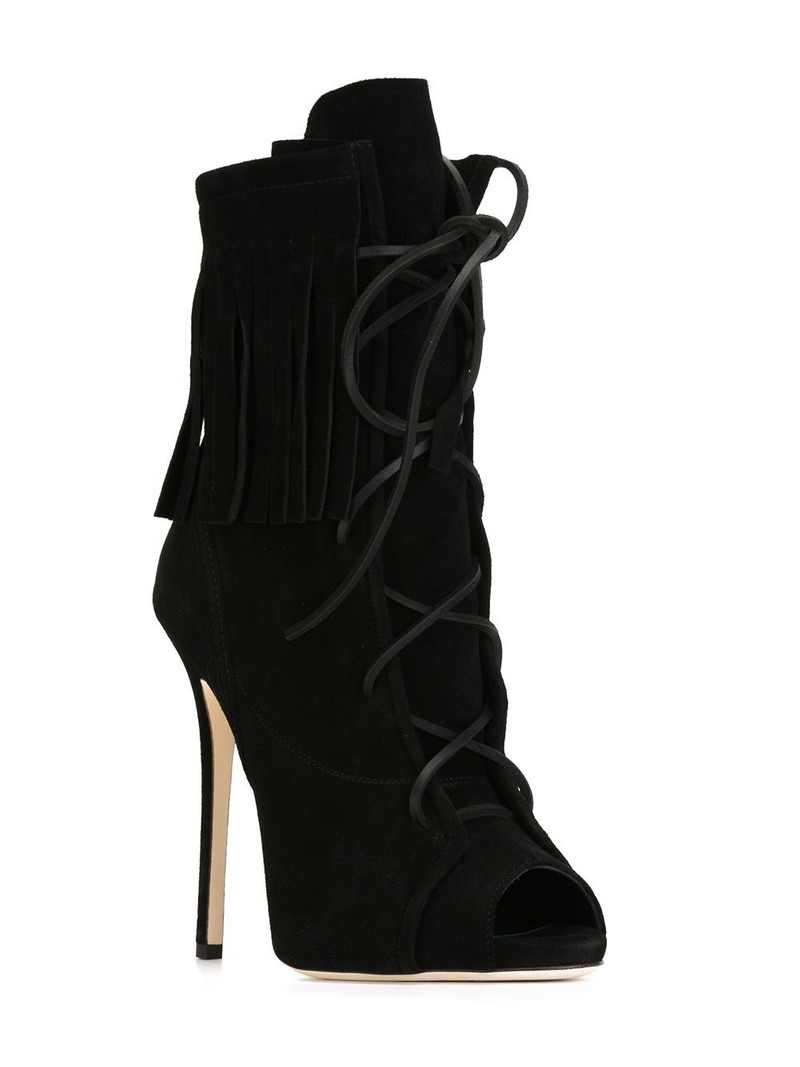 Giuseppe Zanotti fringed boots outlook