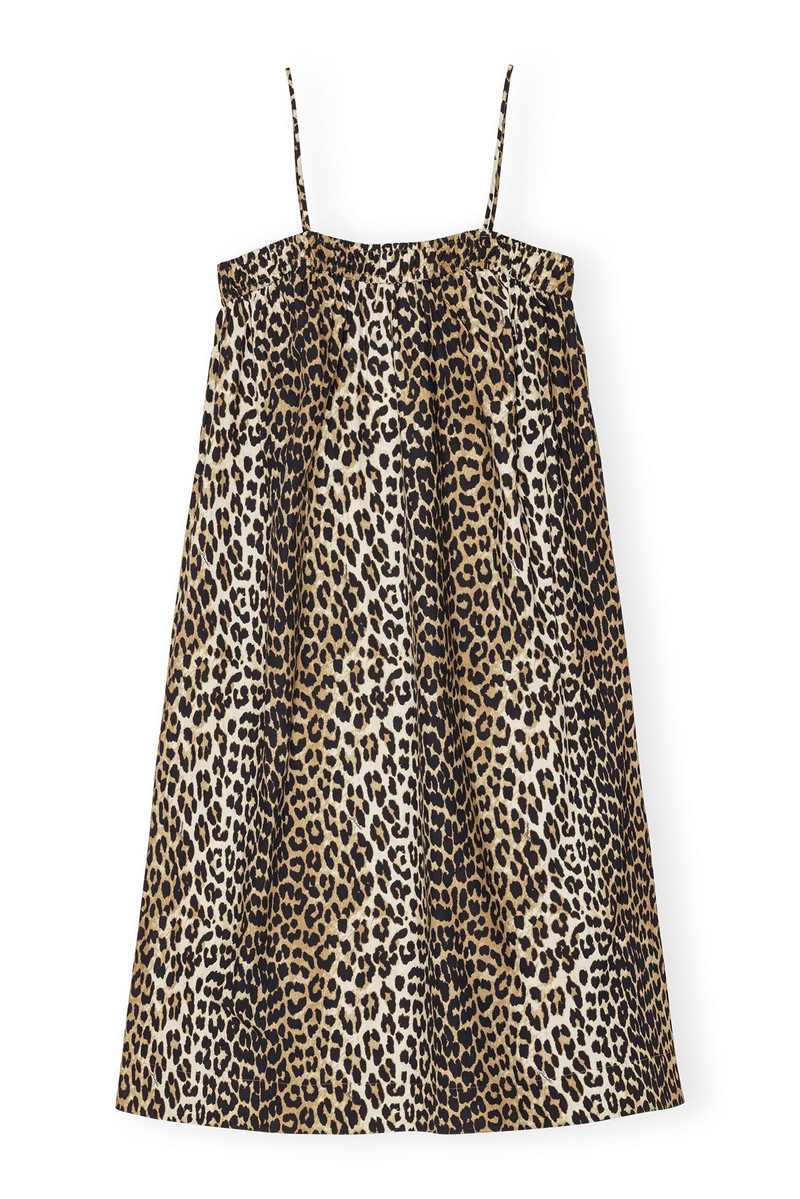LEOPARD MIDI STRAP DRESS 6