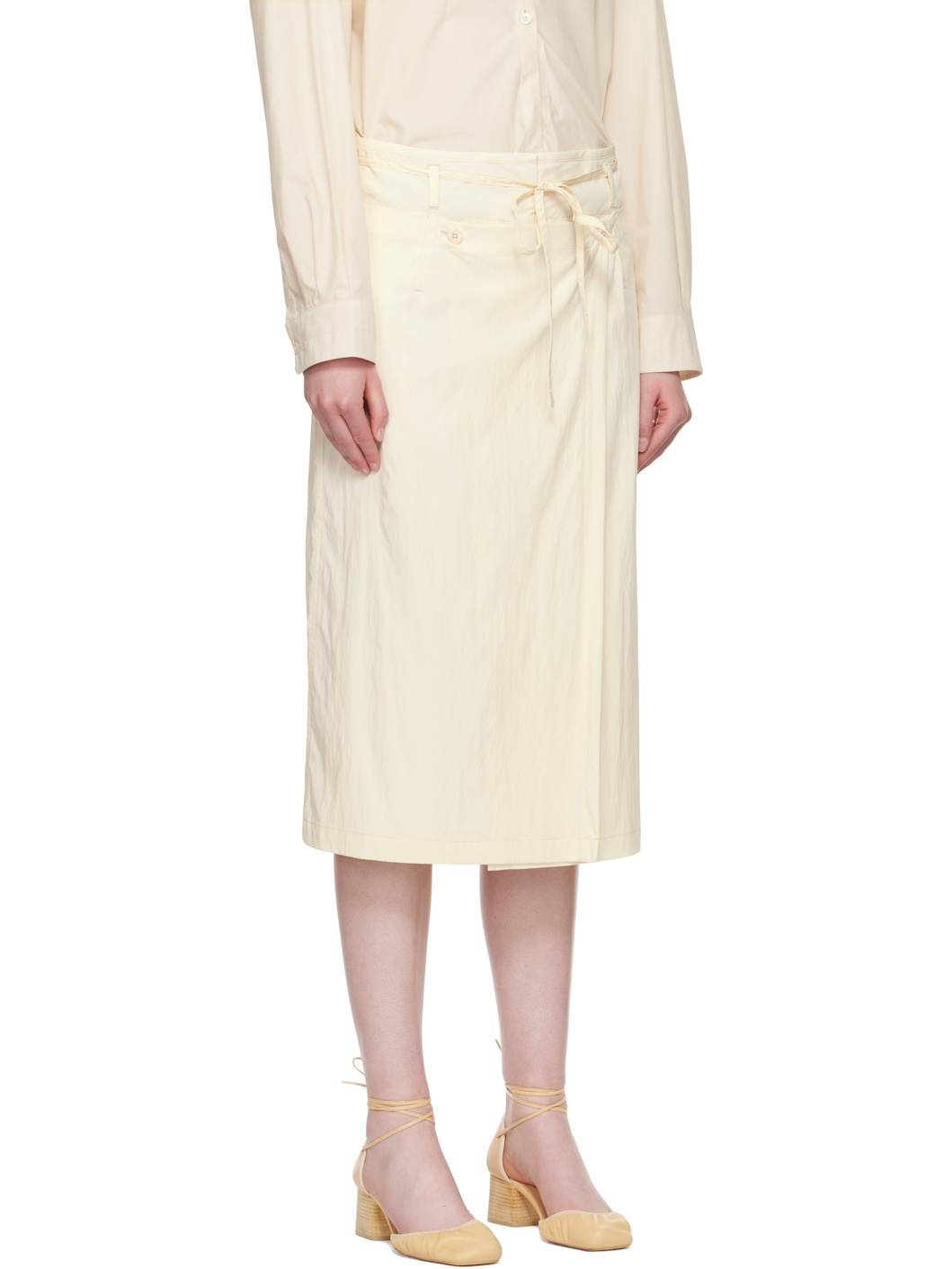 Off-White Convertible Midi Skirt - 2