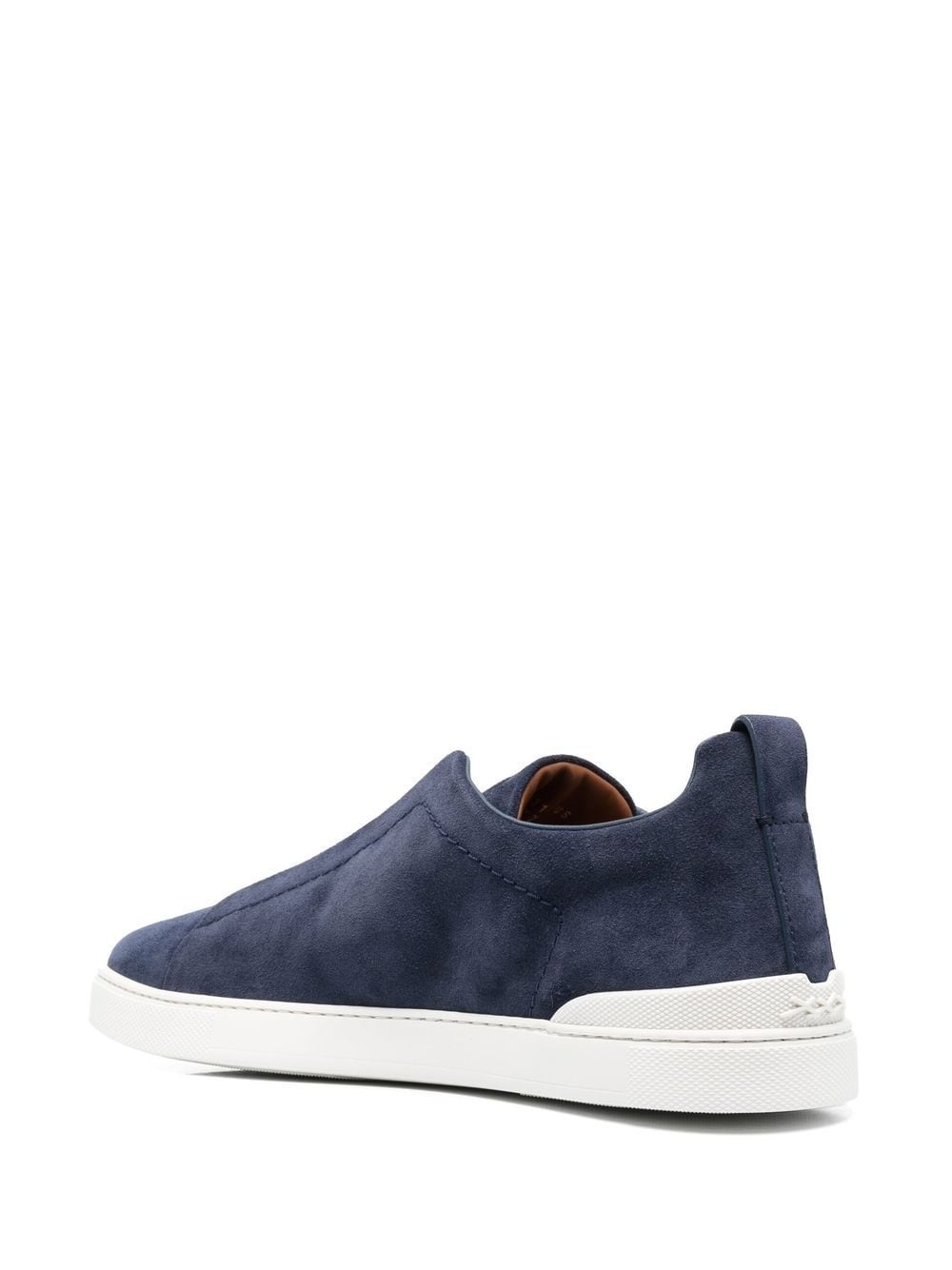 slip-on suede trainers - 3