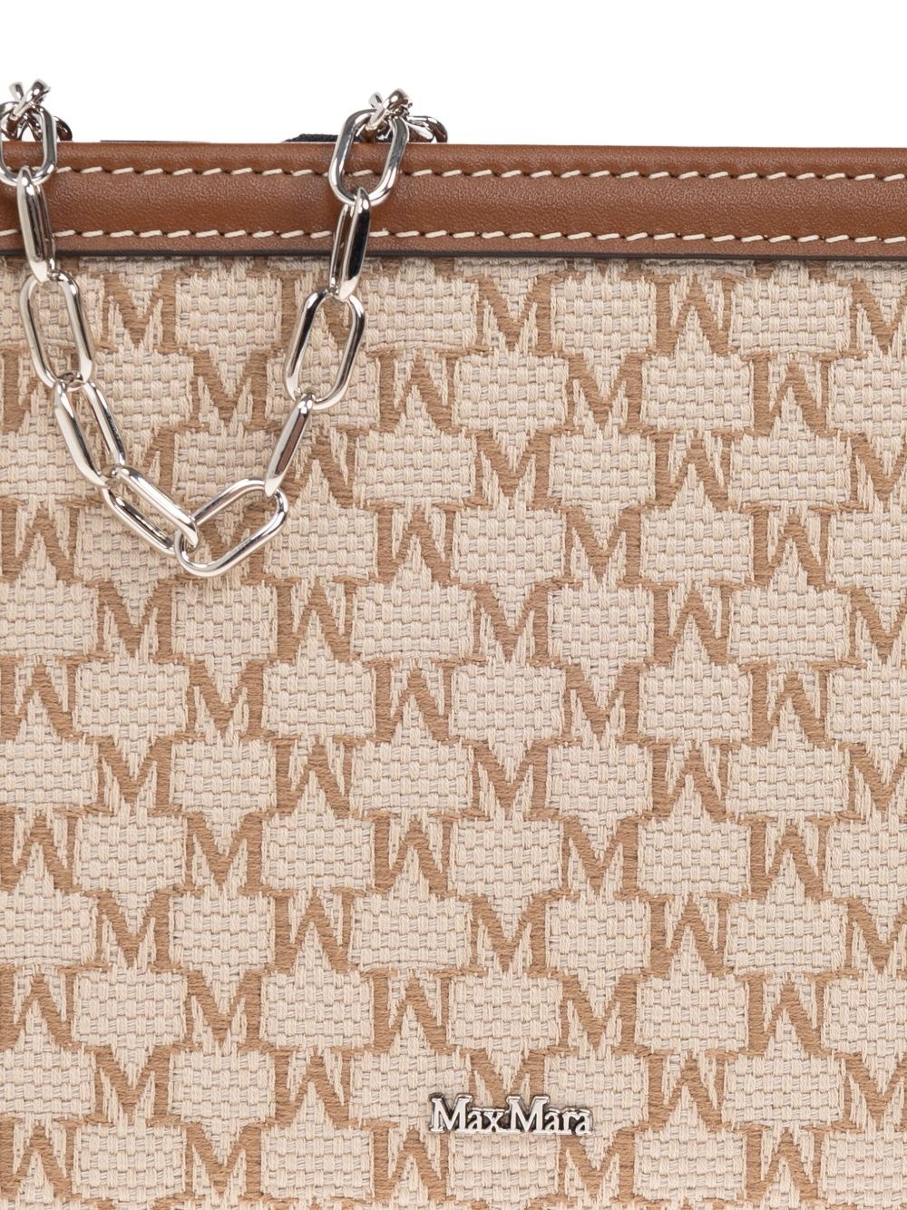 monogram-pattern clutch bag - 6