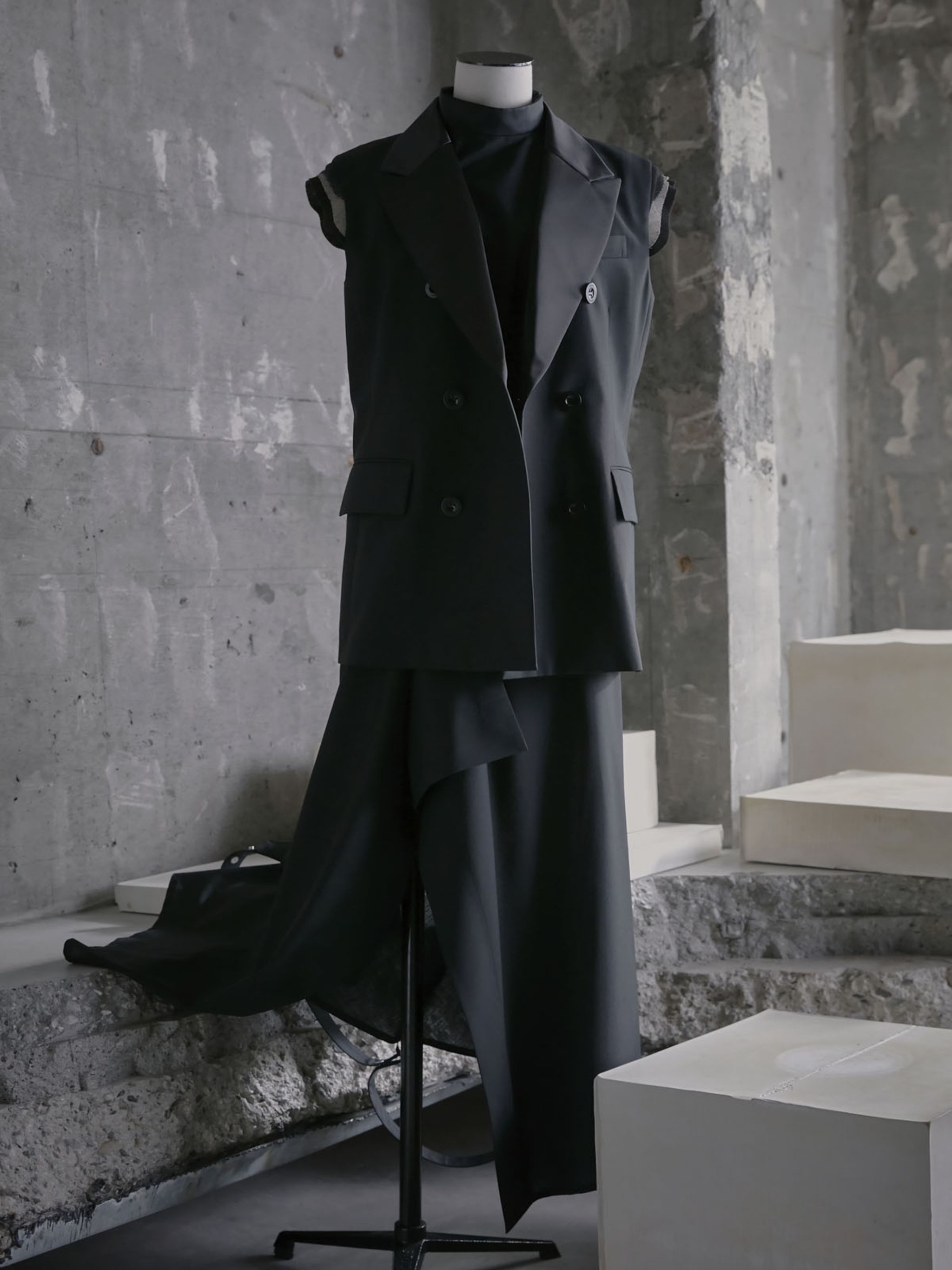 Suiting Mix Dress - 2