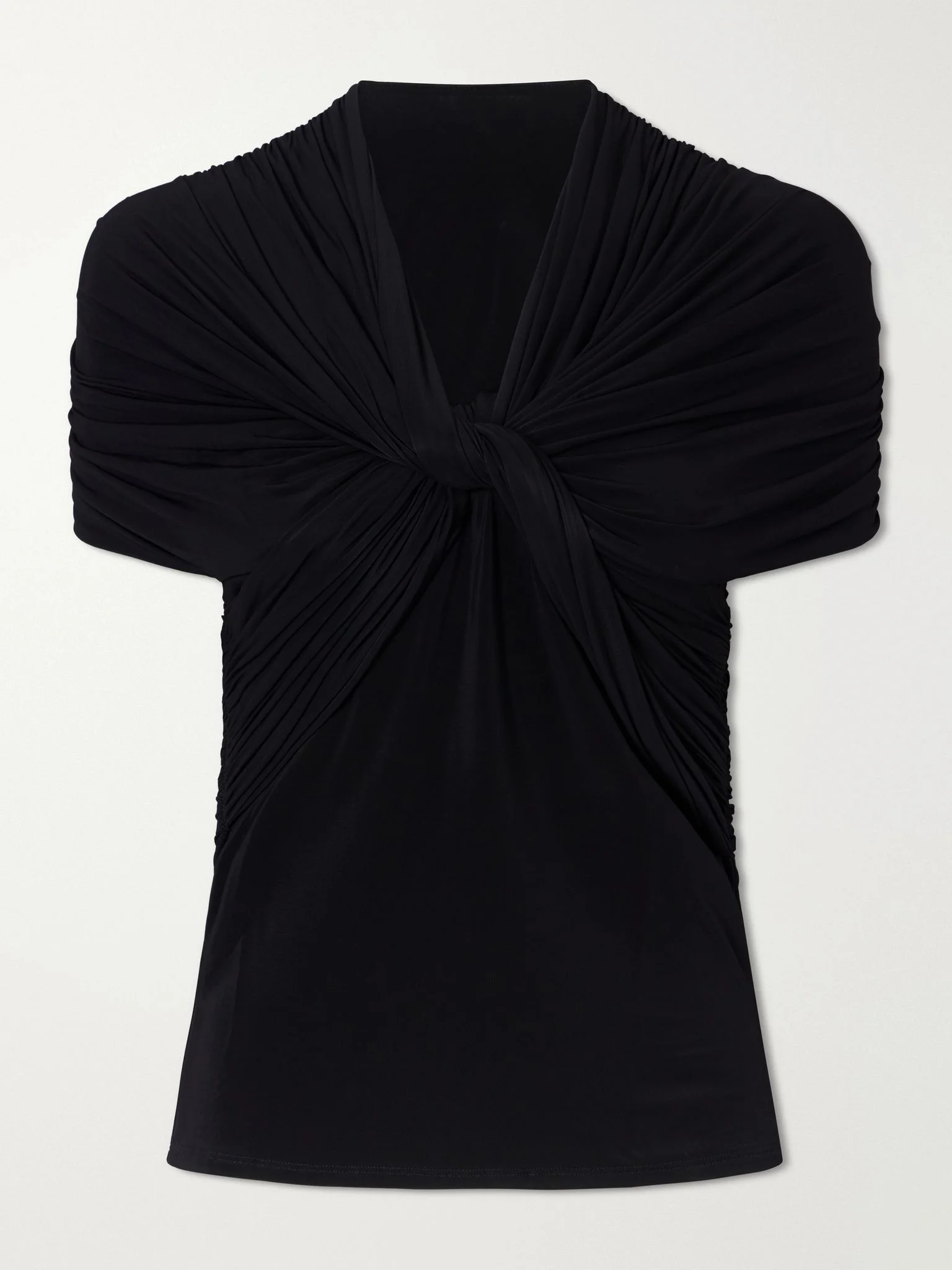 Hadara stretch-jersey top Black - 1