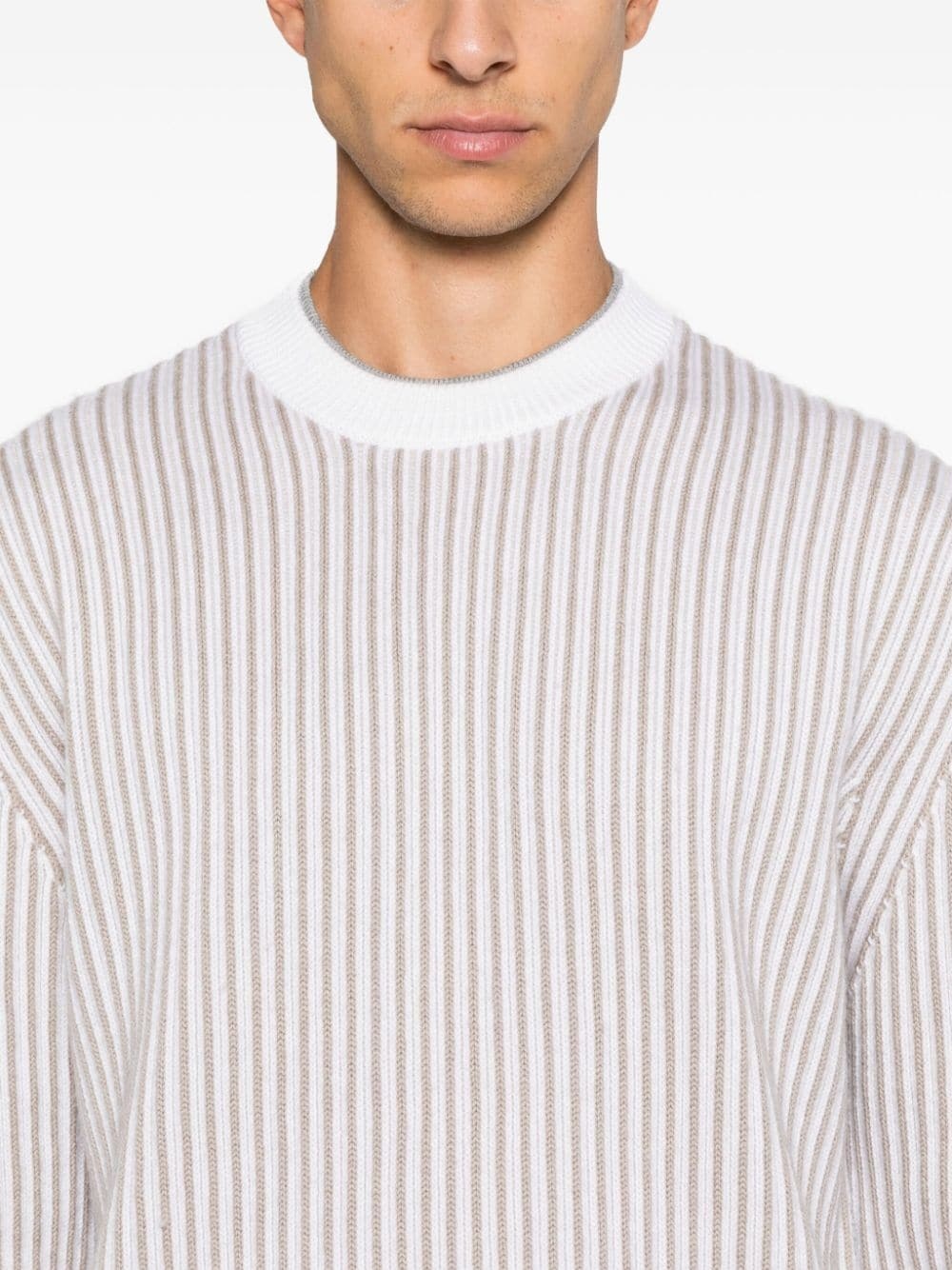 striped sweater - 5