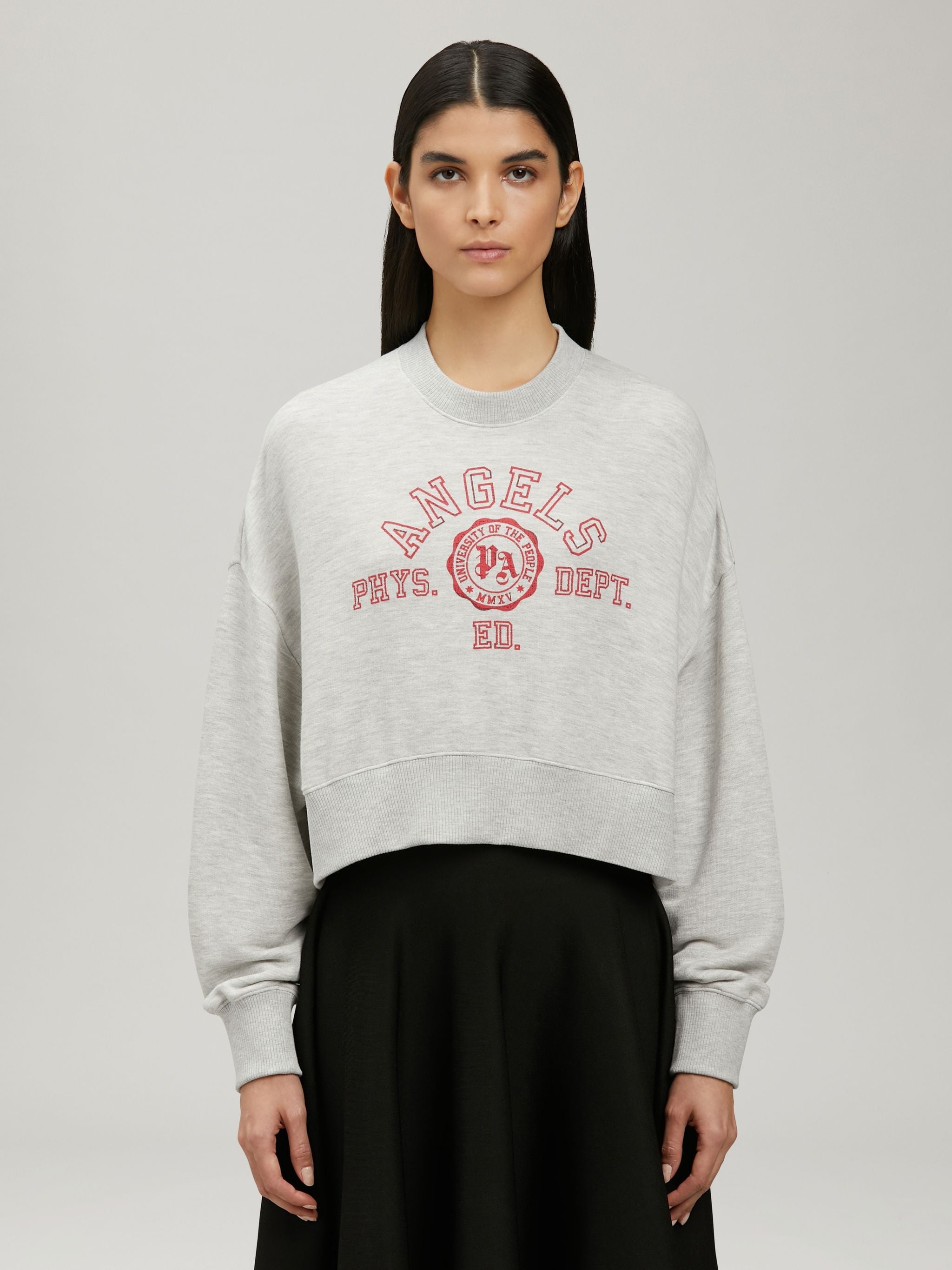 COLLEGE CROPPED SWEATSHIRT - 3