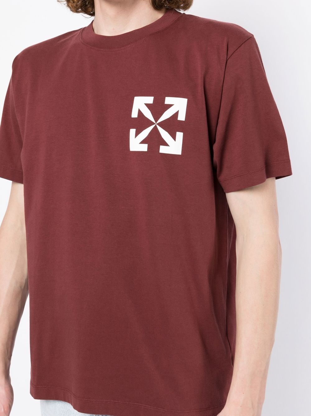 Arrows-print cotton T-shirt - 6