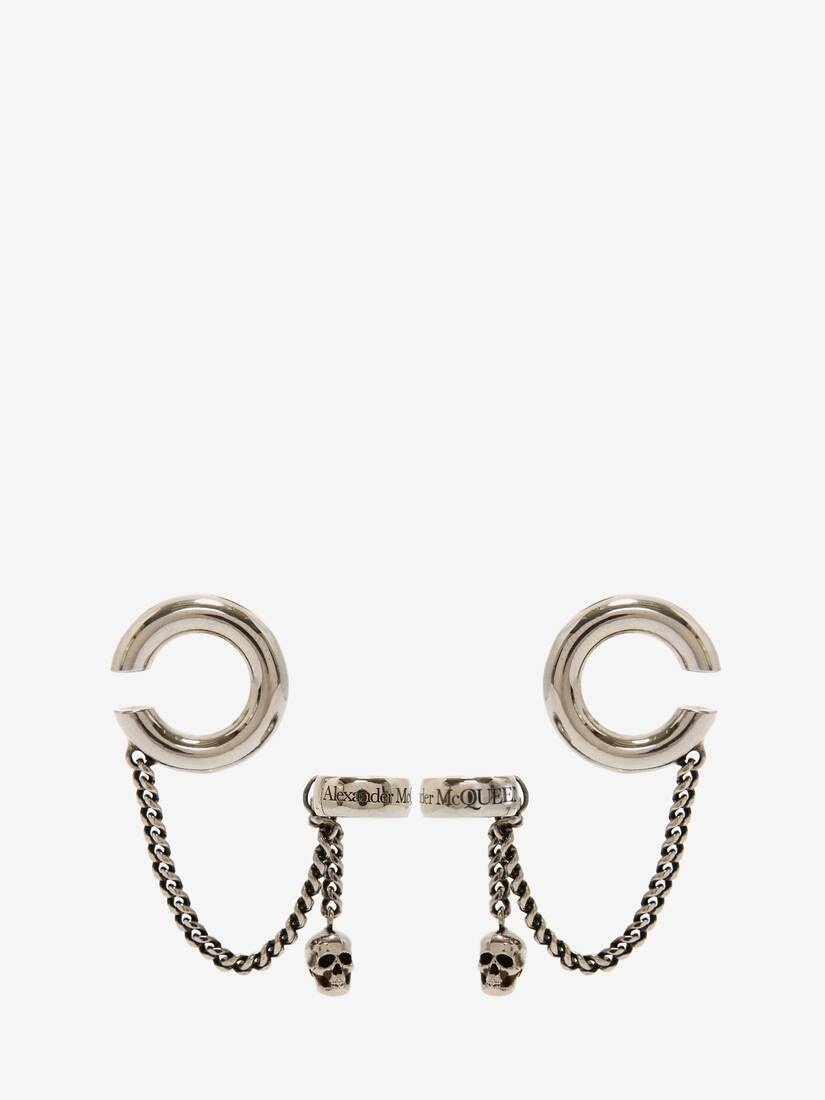 Men's Airpods Chain in Antique Silver - 3