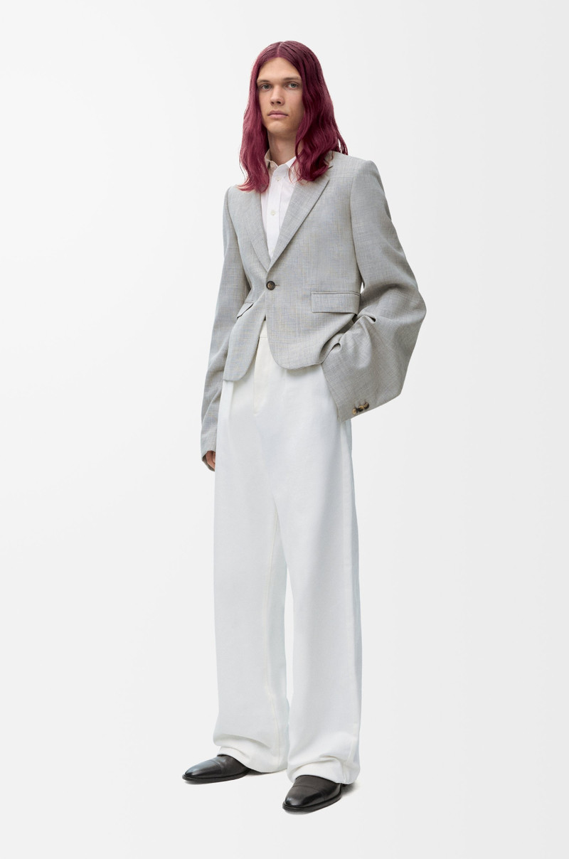 Loewe Pleated trousers in denim outlook