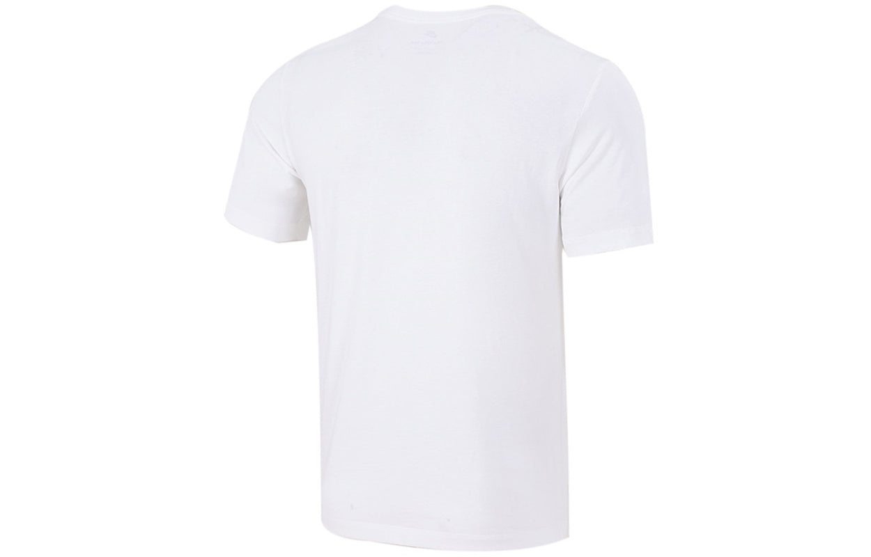 Men's Nike Printing Sports Breathable Round Neck Short Sleeve White T-Shirt DJ1406-100 - 2